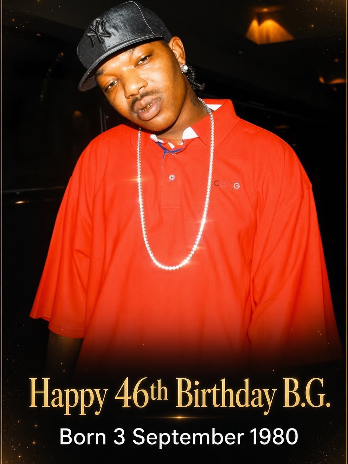 Happy 46th birthday B.G. 🎁 Born 4 September 1980. Christopher
