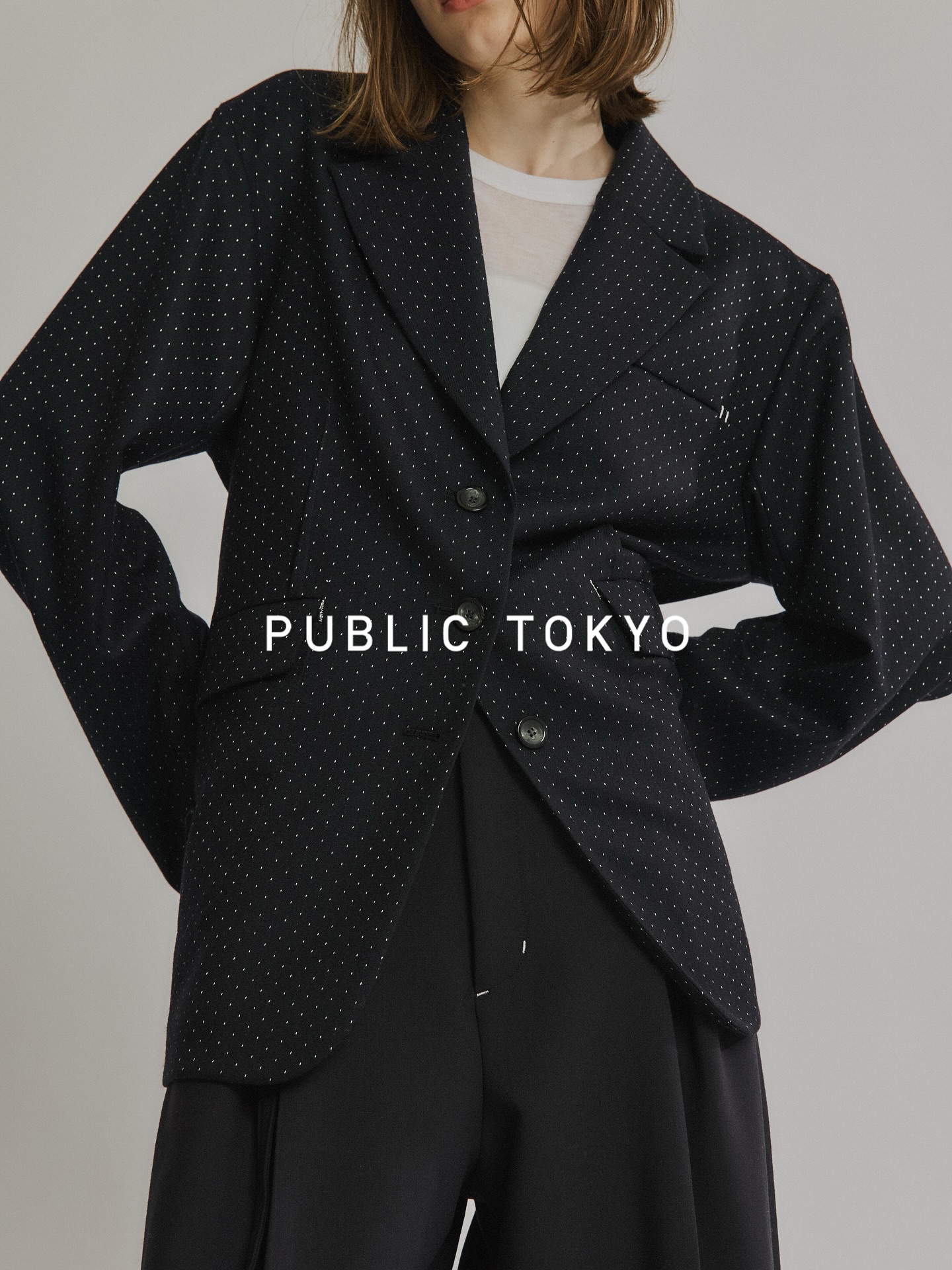 for WOMEN NEW ARRIVALs in October ダブルクロスノッチドラペル