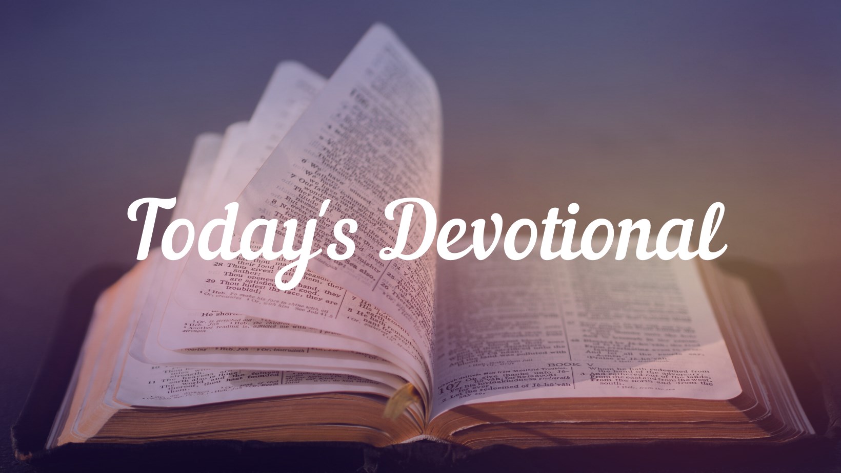 Today's Devotion Tagalog | Facebook