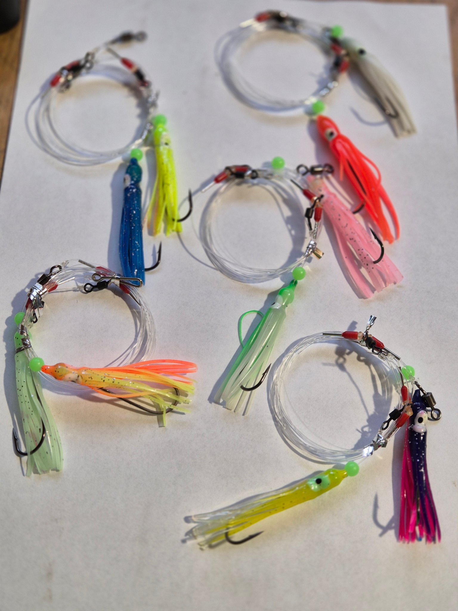 Boss - 5x 2/0 muppet flapper rig only £7.50+ p&p that's only £1.50 a ...