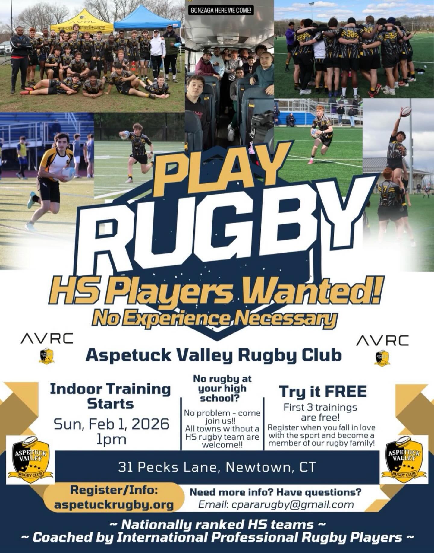 A comprehensive... - Aspetuck Valley Rugby Football Club | Facebook