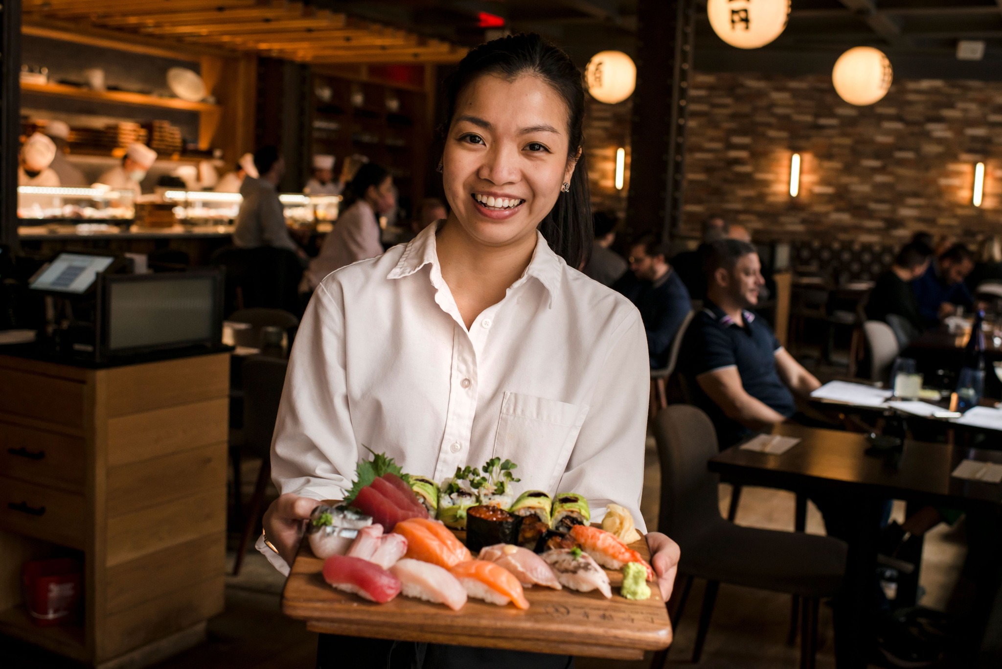 blue ribbon sushi dress code Bar & Grill now serves lunch on weekends YGroup_bellrufflemaxidress