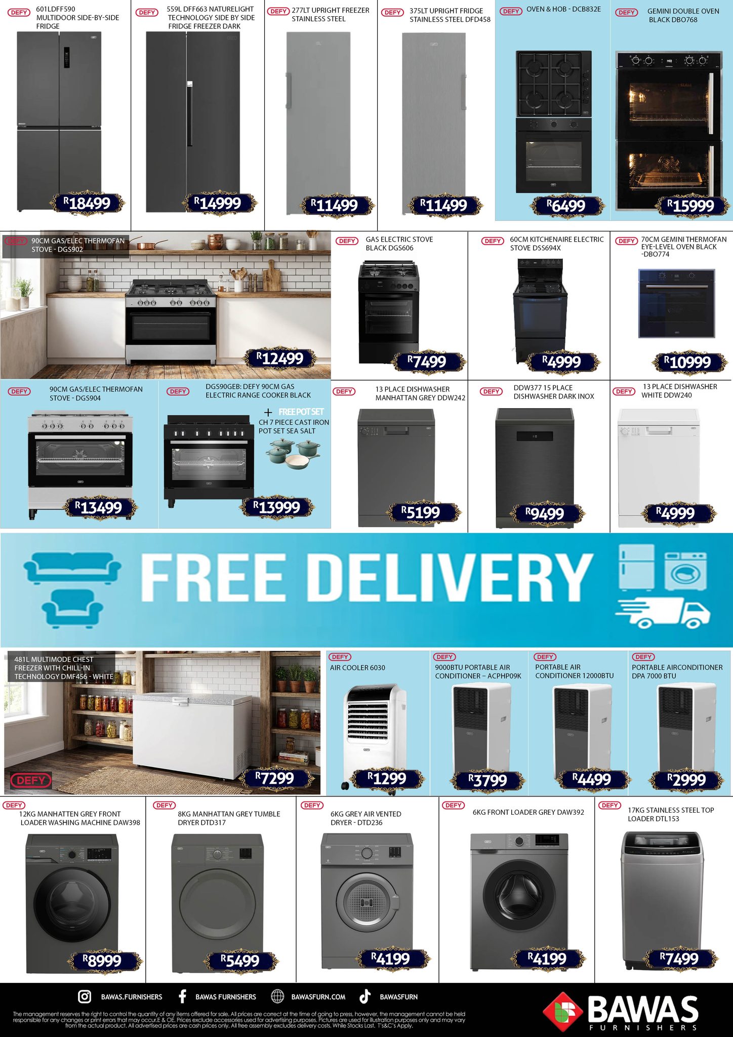 ?? FREE DELIVERY ON SELECTED APPLIANCES! ?? Upgrade your home 