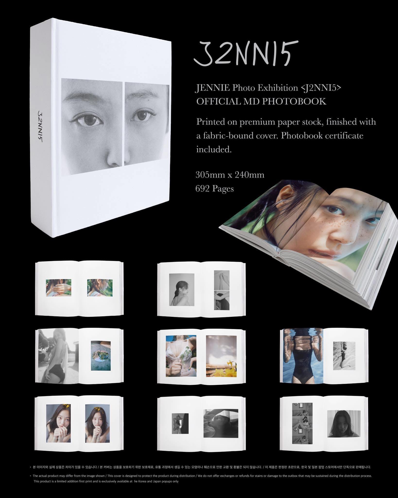 Bias - JENNIE Photo Exhibition <J2NNI5> OFFICAL MD PHOTOBOOK The 