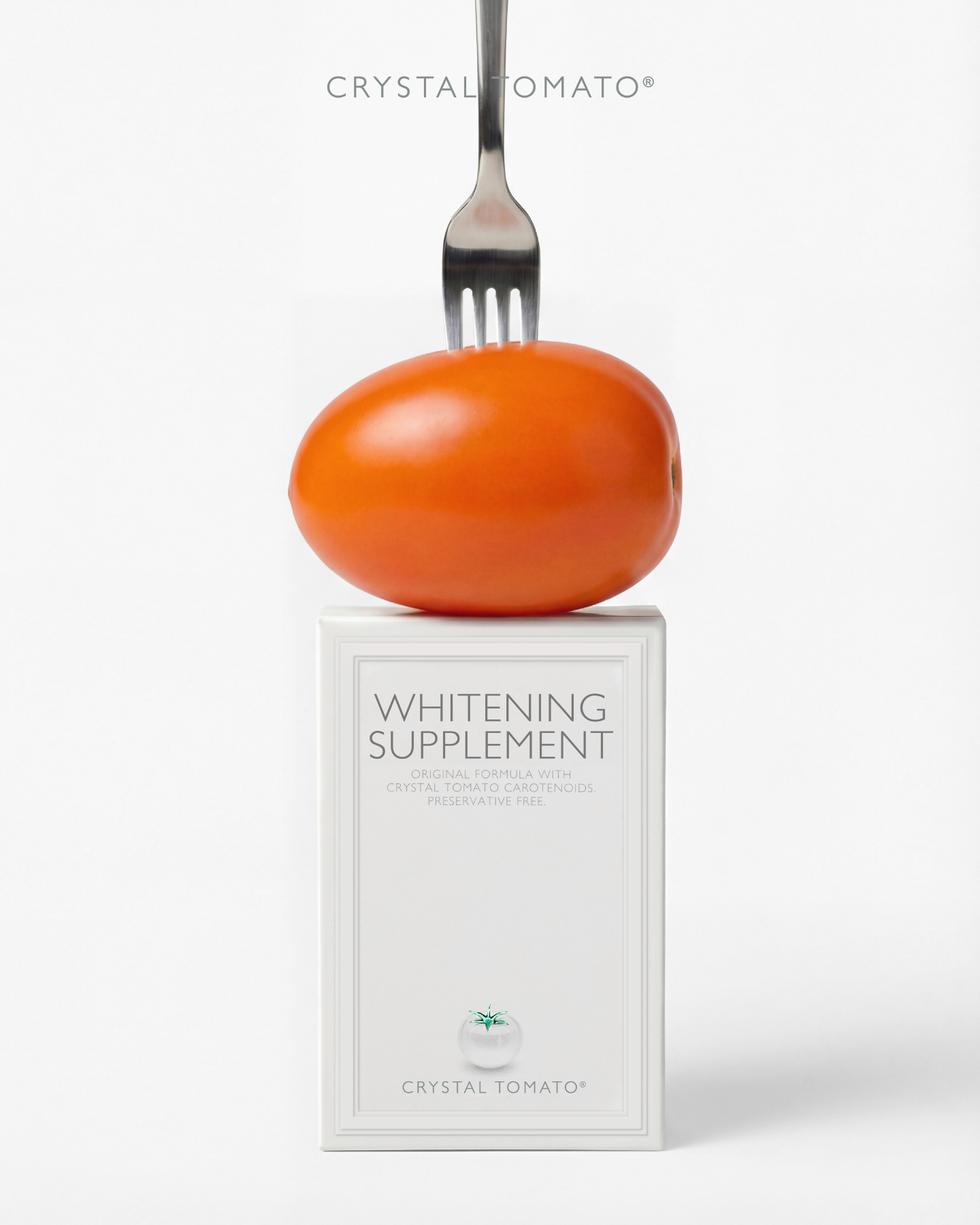 A different way to nourish your glow. Crystal Tomato® refines the power of tomatoes into colourless carotenoids that support brighter, clearer-looking skin from within. Whitening Supplement combines Non-GMO Tomato and L-Cysteine to