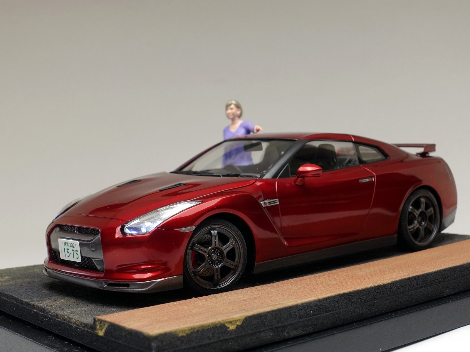 アオシマ 1/24 R35 GT-R Spec-Vを製作しました。 R35 GT-Rもいよいよ