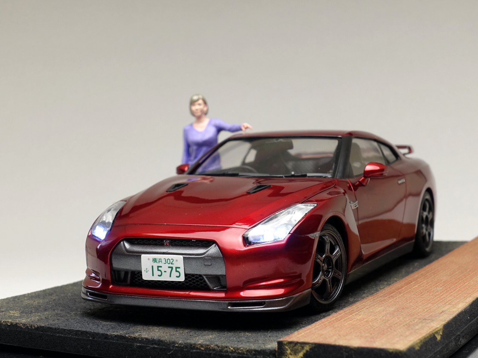アオシマ 1/24 R35 GT-R Spec-Vを製作しました。 R35 GT-Rもいよいよ 