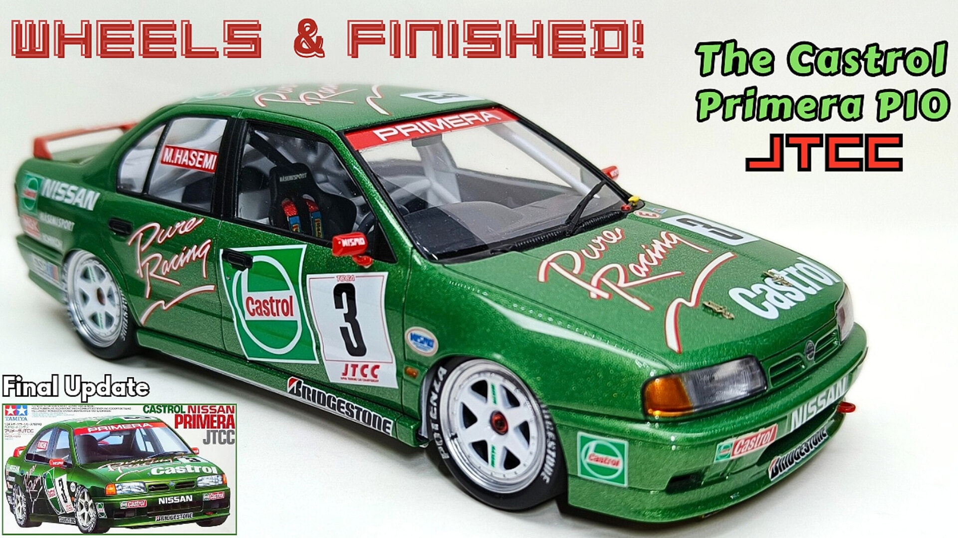 Tamiya Calsonic Nissan Primera model car build
