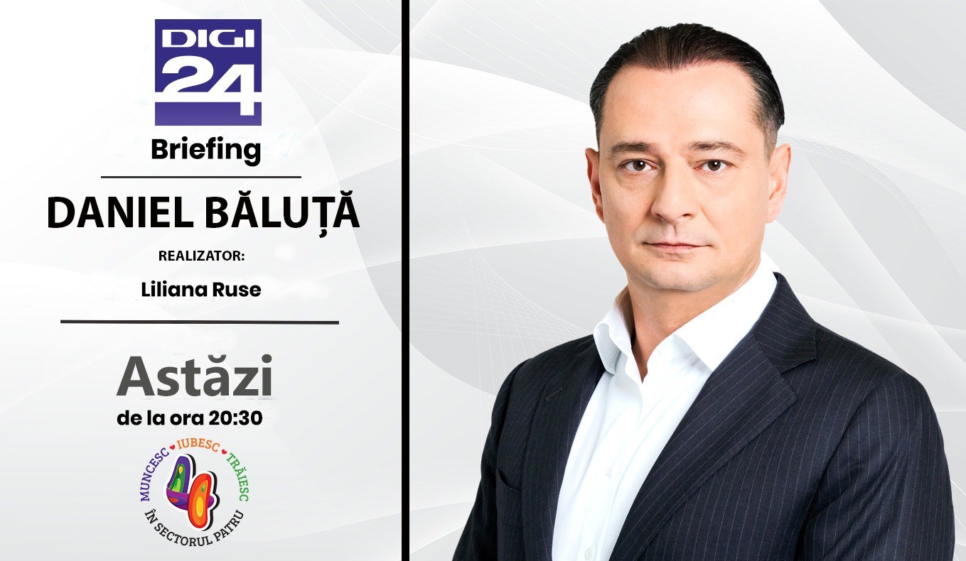 Daniel - Diseară, de la ora 20.30, voi fi în direct la Digi24. Alături ...