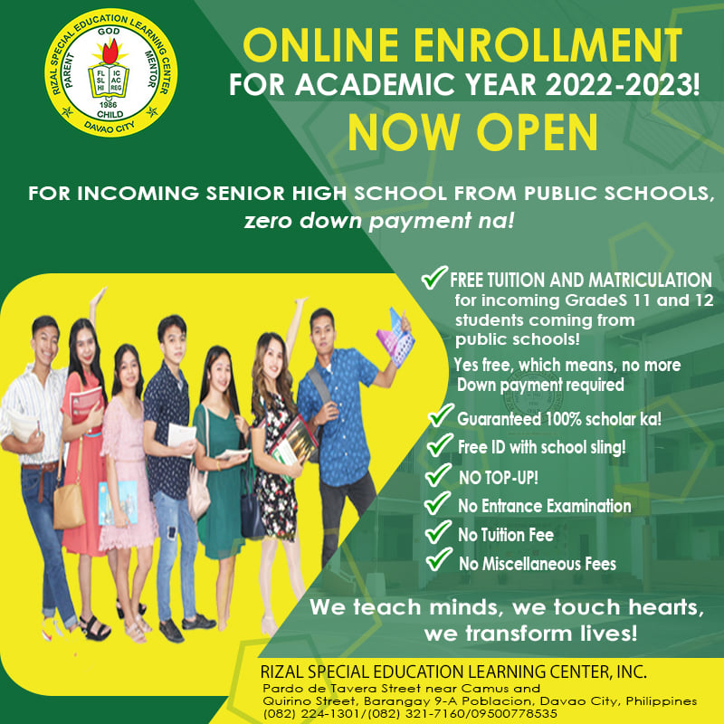 EARLY... - Rizal Special Education Learning Center, Inc.
