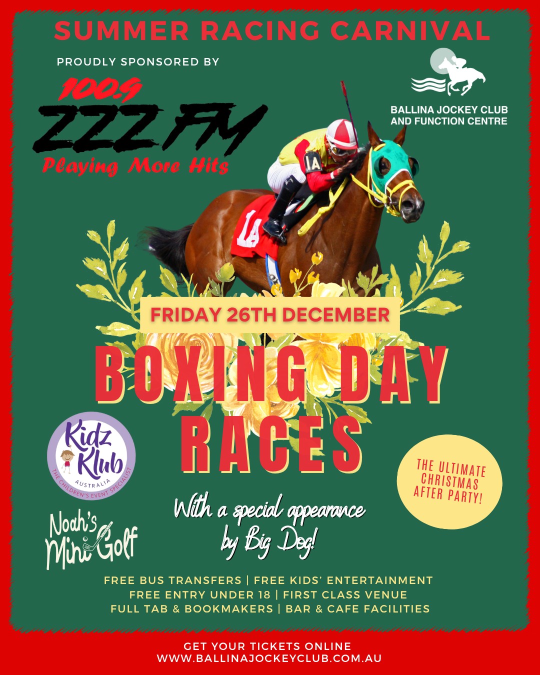 The iconic Boxing Day Races are back... - Ballina Jockey Club | Facebook