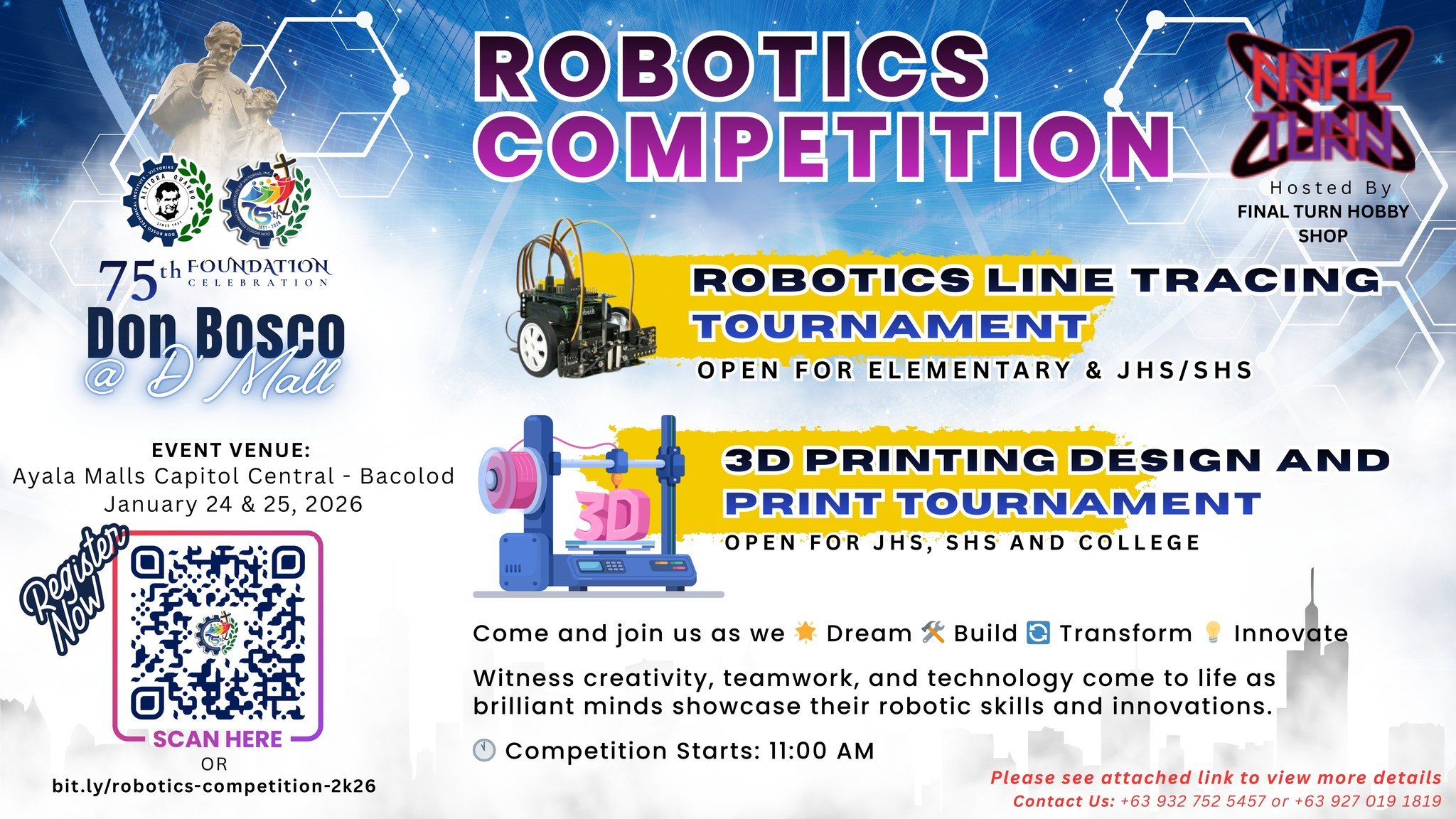 DBTI - 🤖 ROBOTICS COMPETITION IS HERE! 🤖 Get ready to Dream. Build ...