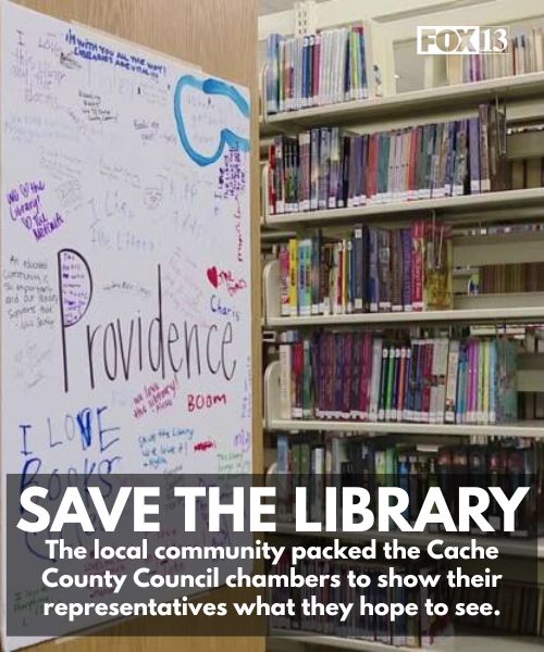 FOX 13 News - The fate of the Cache County Library hangs... | Facebook