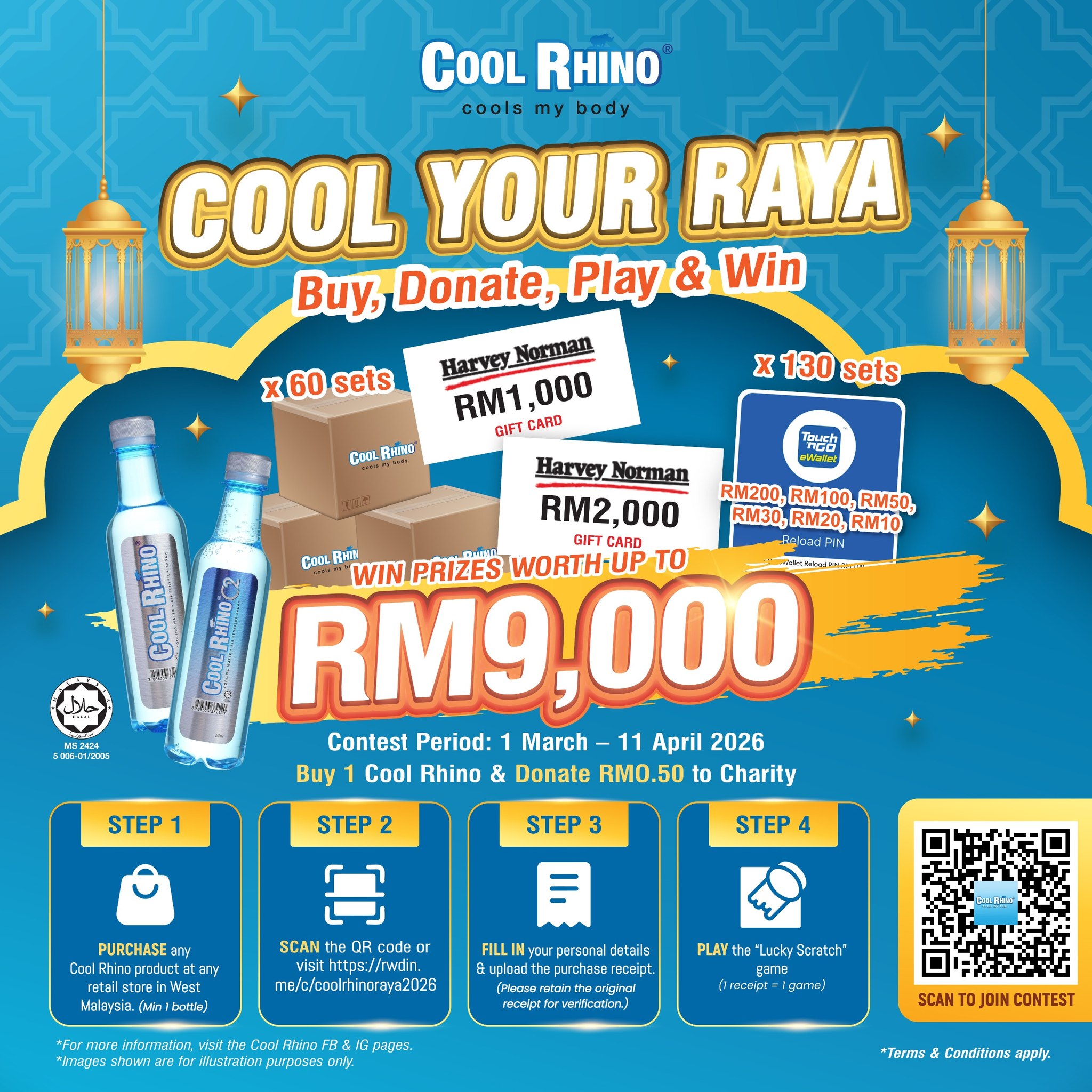Cool Rhino - 🔥 #COOLRHINO COOL YOUR RAYA CONTEST 2026! 🔥... | Facebook