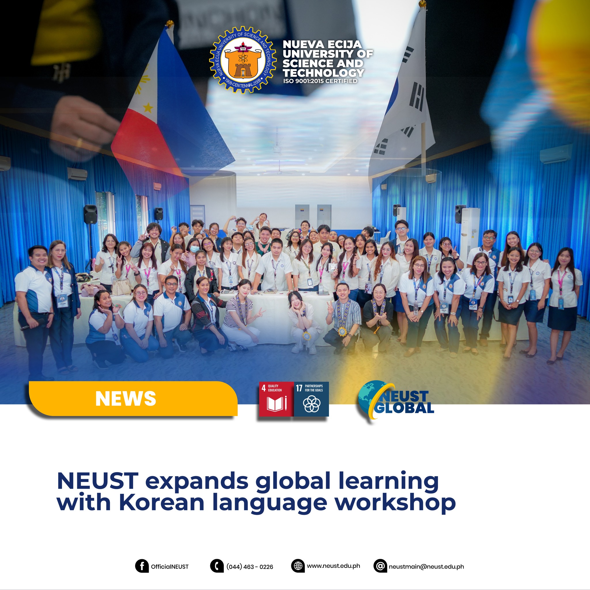 𝐍𝐄𝐔𝐒𝐓... - Nueva Ecija University of Science and Technology | Facebook