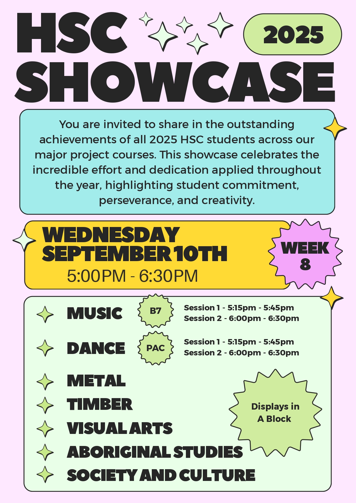 BWSC Woy Woy - ~ HSC SHOWCASE 🤩 Come along and check out... | Facebook