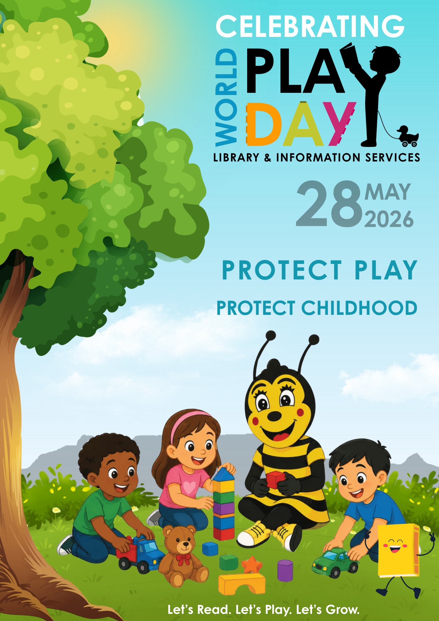 Let's read. Let's play. Let's grow. 🌱 World Play Day is coming up