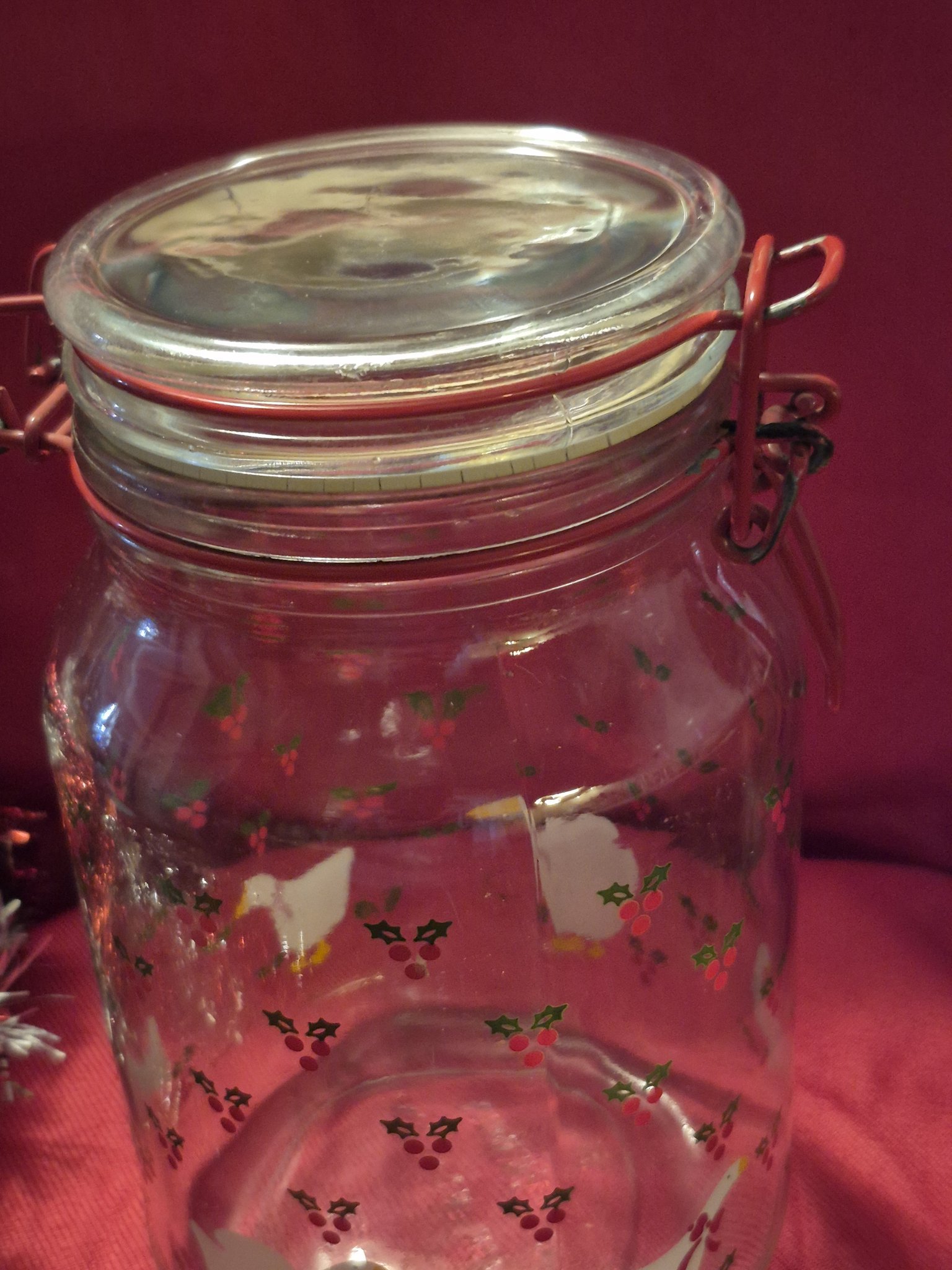 Vintage Christmas Candy/Cookie Jar Raffle