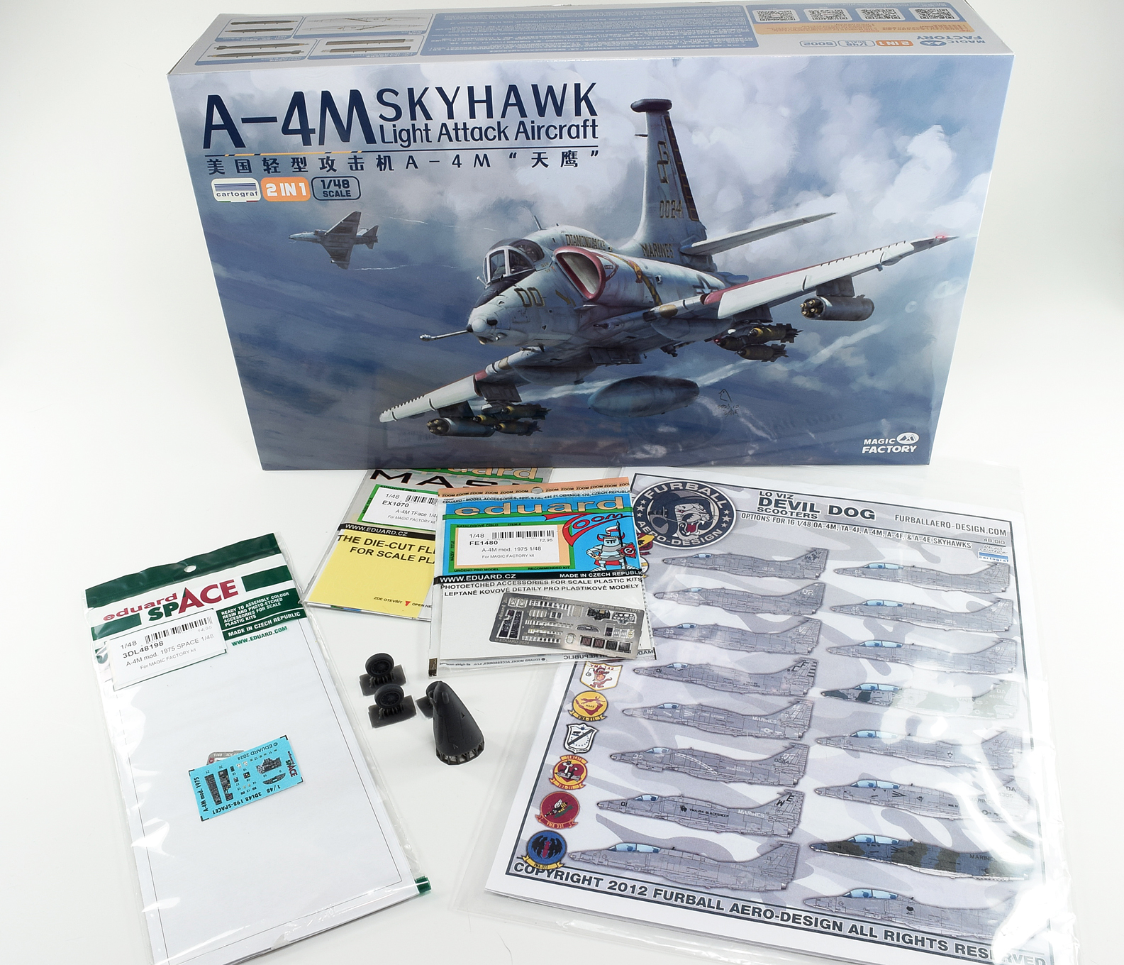 ヌイダタカシの動画」製作GPM A4M SKYHAWK ペーパークラフト完成品