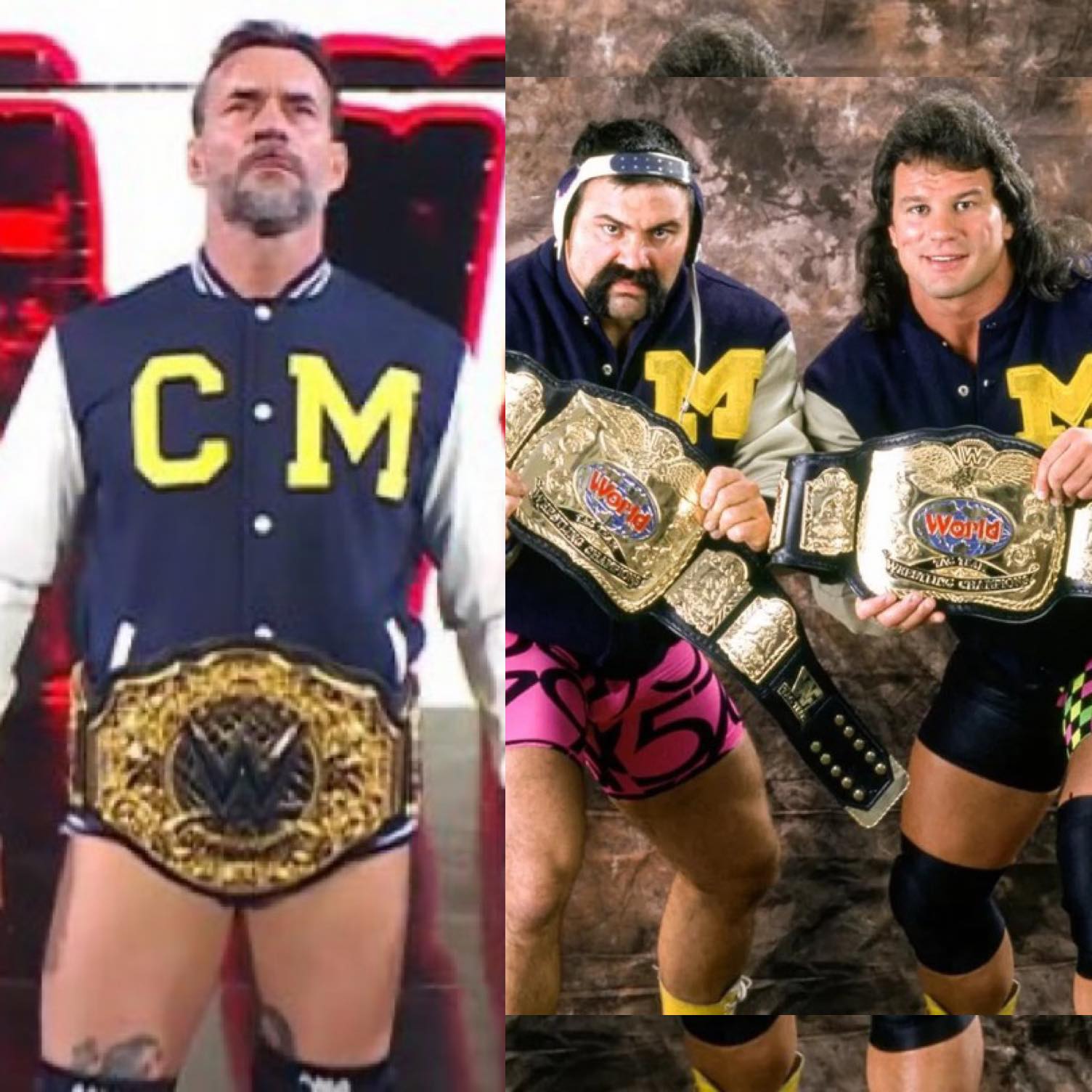 CM Punk paid tribute to the Steiner Brothers while going against 