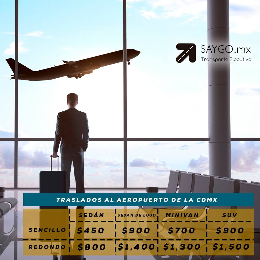 SAYGO MX - El llegar al aeropuerto a tiempo ya es posible...