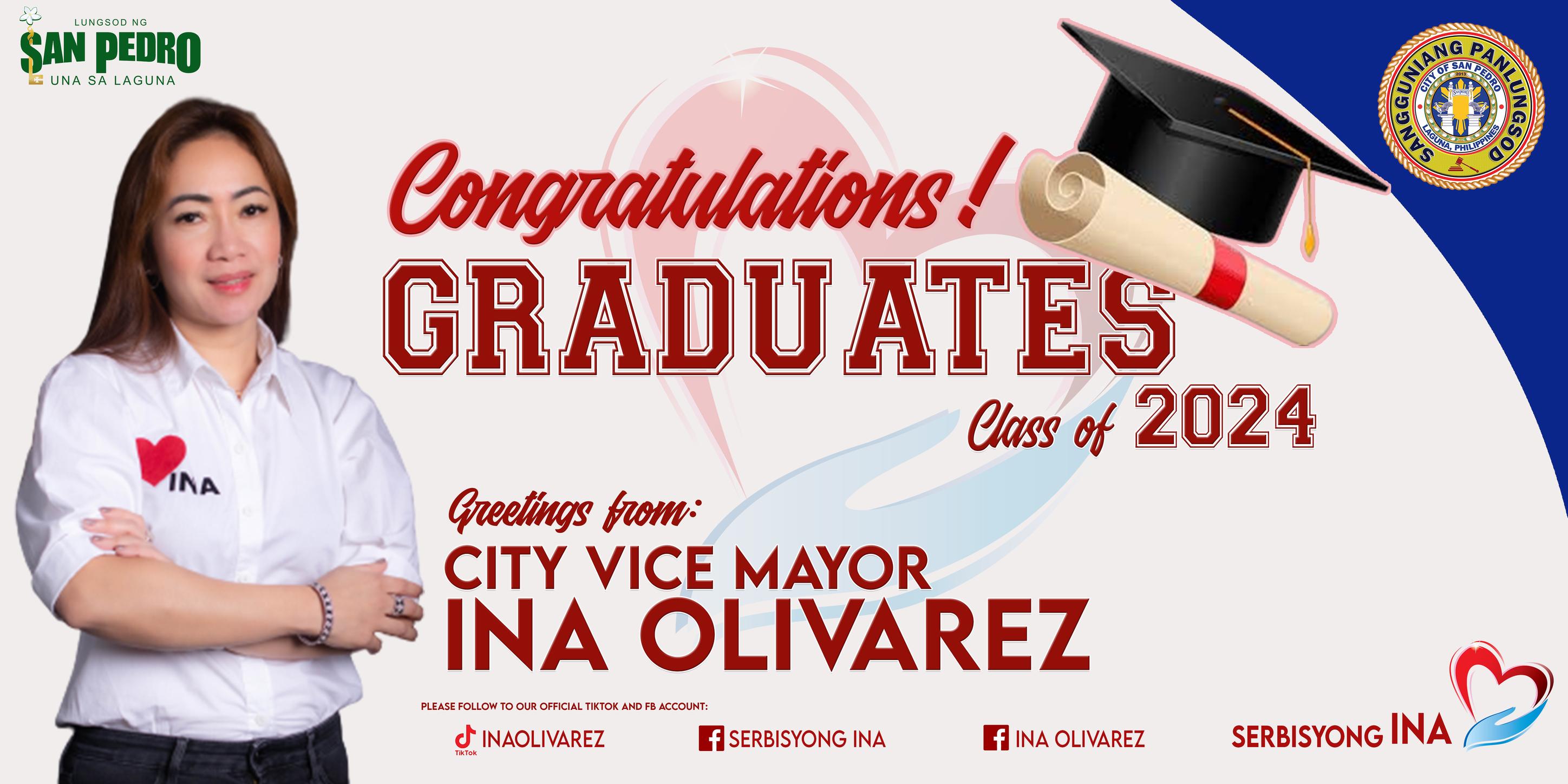 Ina Olivarez - CONGRATULATIONS!!! GRADUATES Class of 2024!... | Facebook