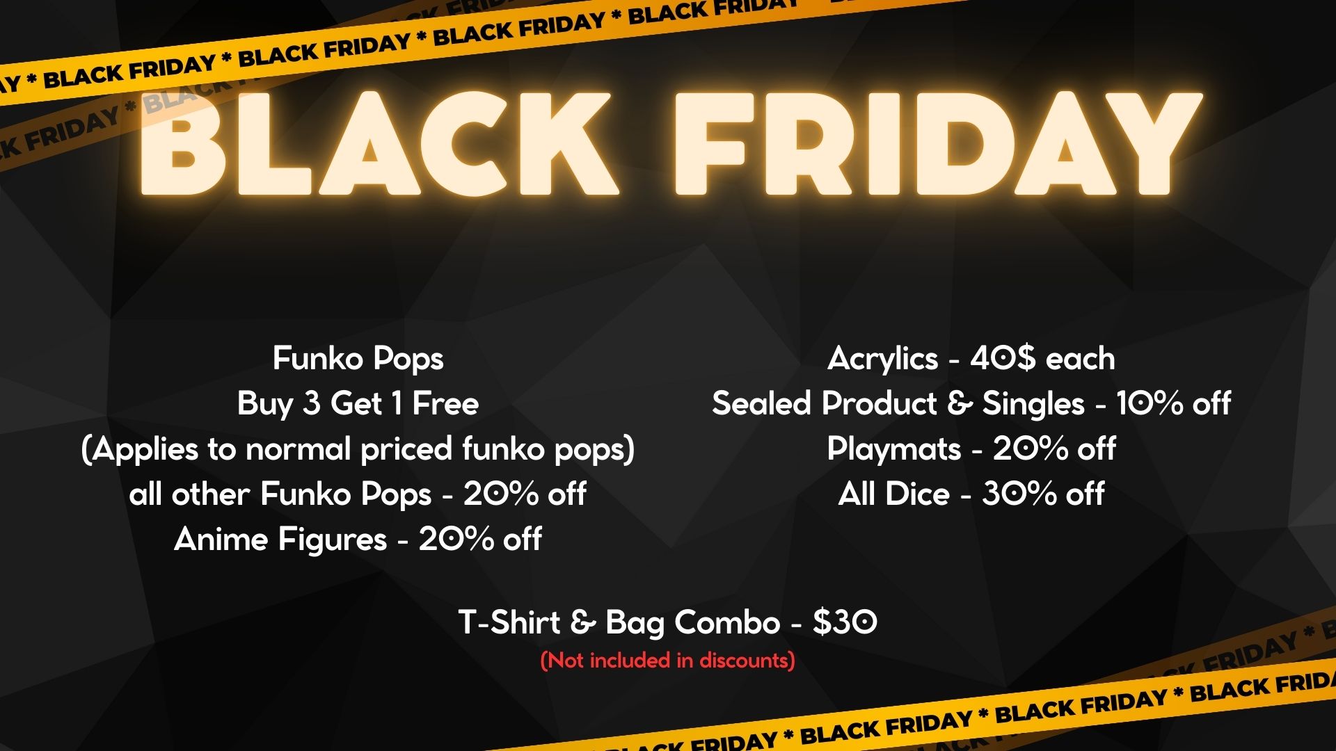Poke-Mart - Happy thanksgivings to our family to yours! Black friday is ...