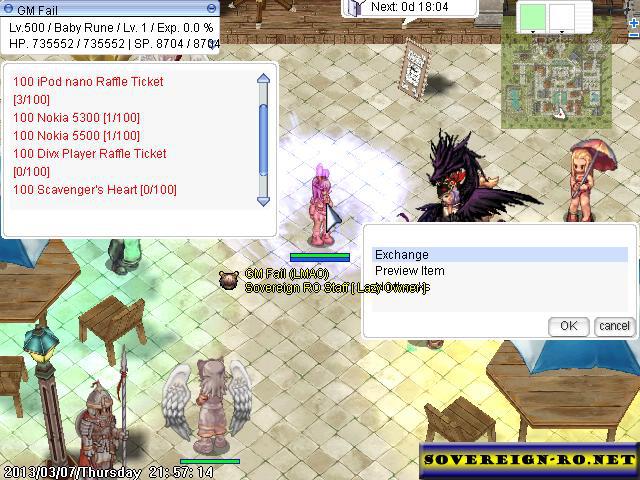 Sovereign Ragnarok Online