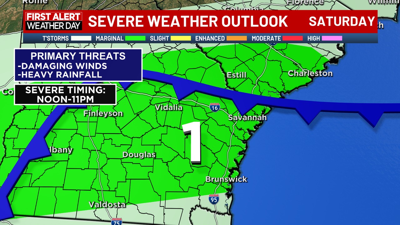 WTOC-TV - Tomorrow is a First Alert Weather Day as we track the chance ...