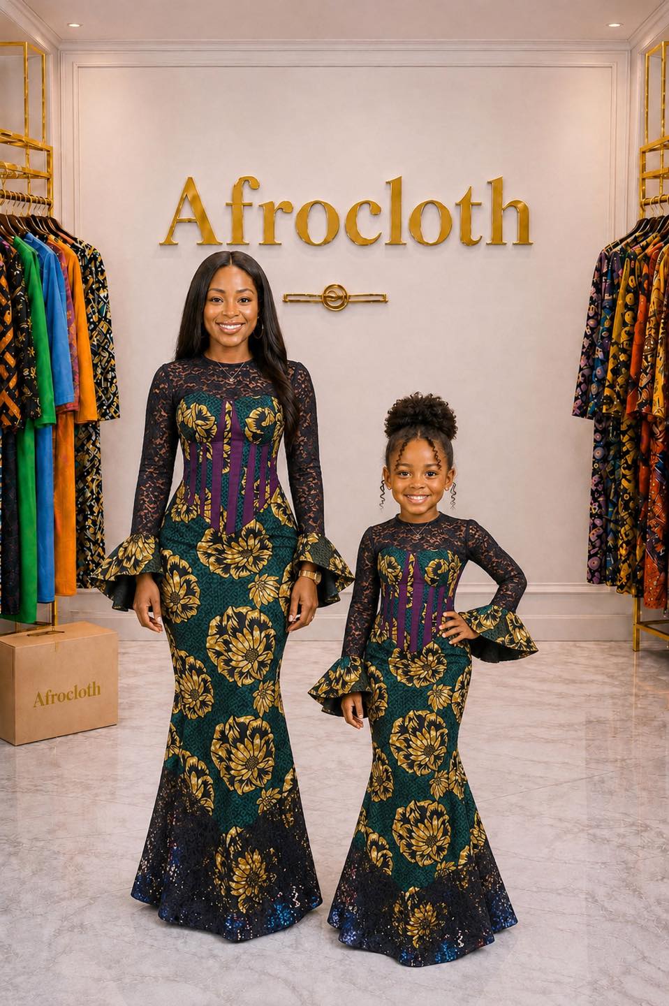 dress matching for ladies combination styles…. Trendy and special attire mom and daughter matching dresses
