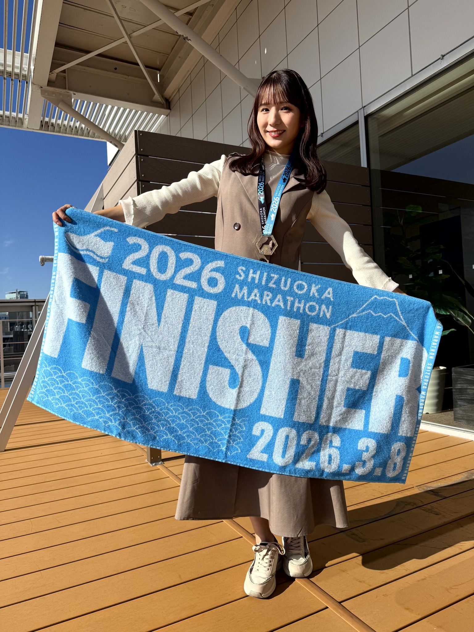 マラソン フィニッシャータオルが完成しました！】 「静岡マラソン2026