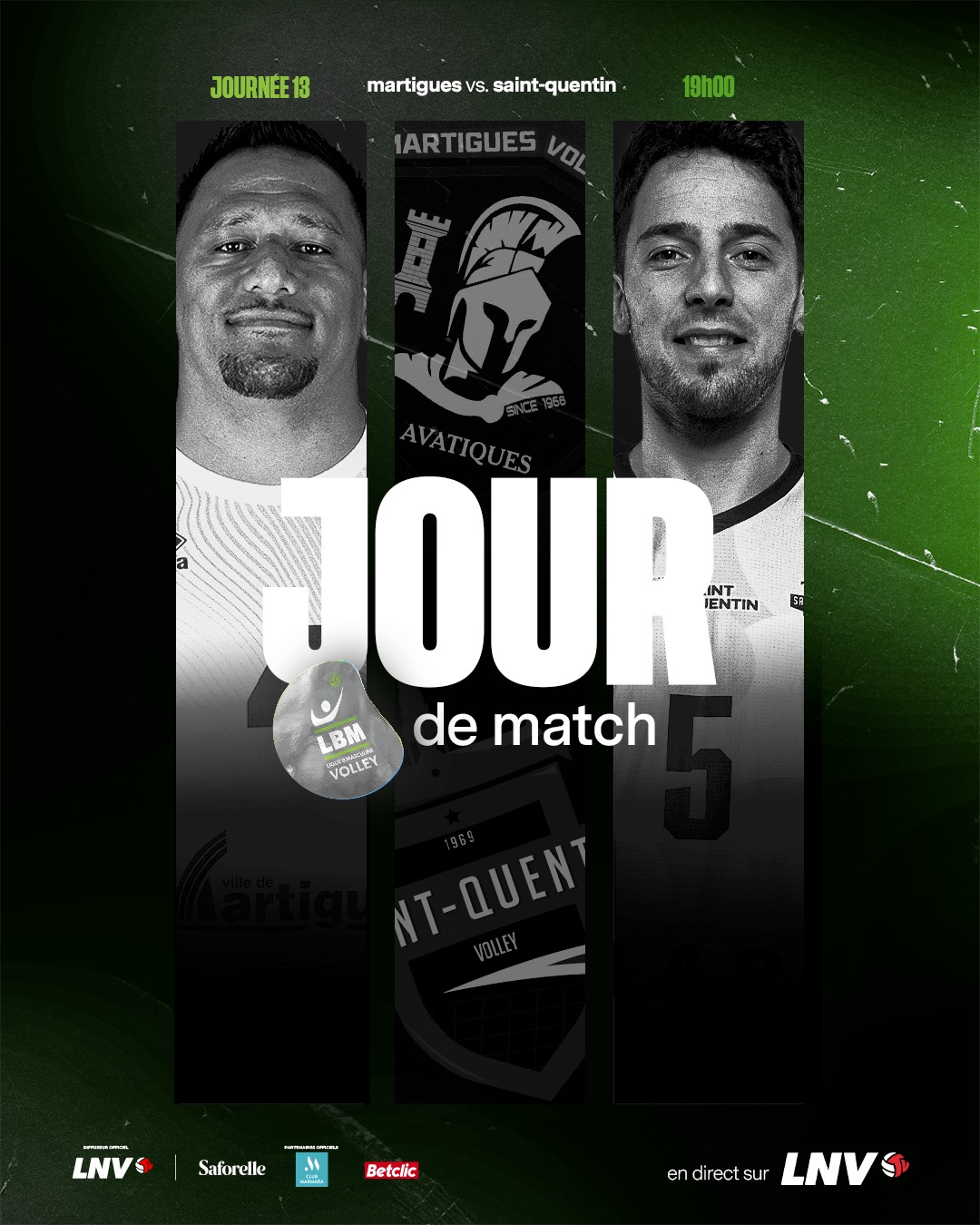 LNV - 🔥 Retour de la LBM ce soir Martigues Volley-Ball 🆚... | Facebook