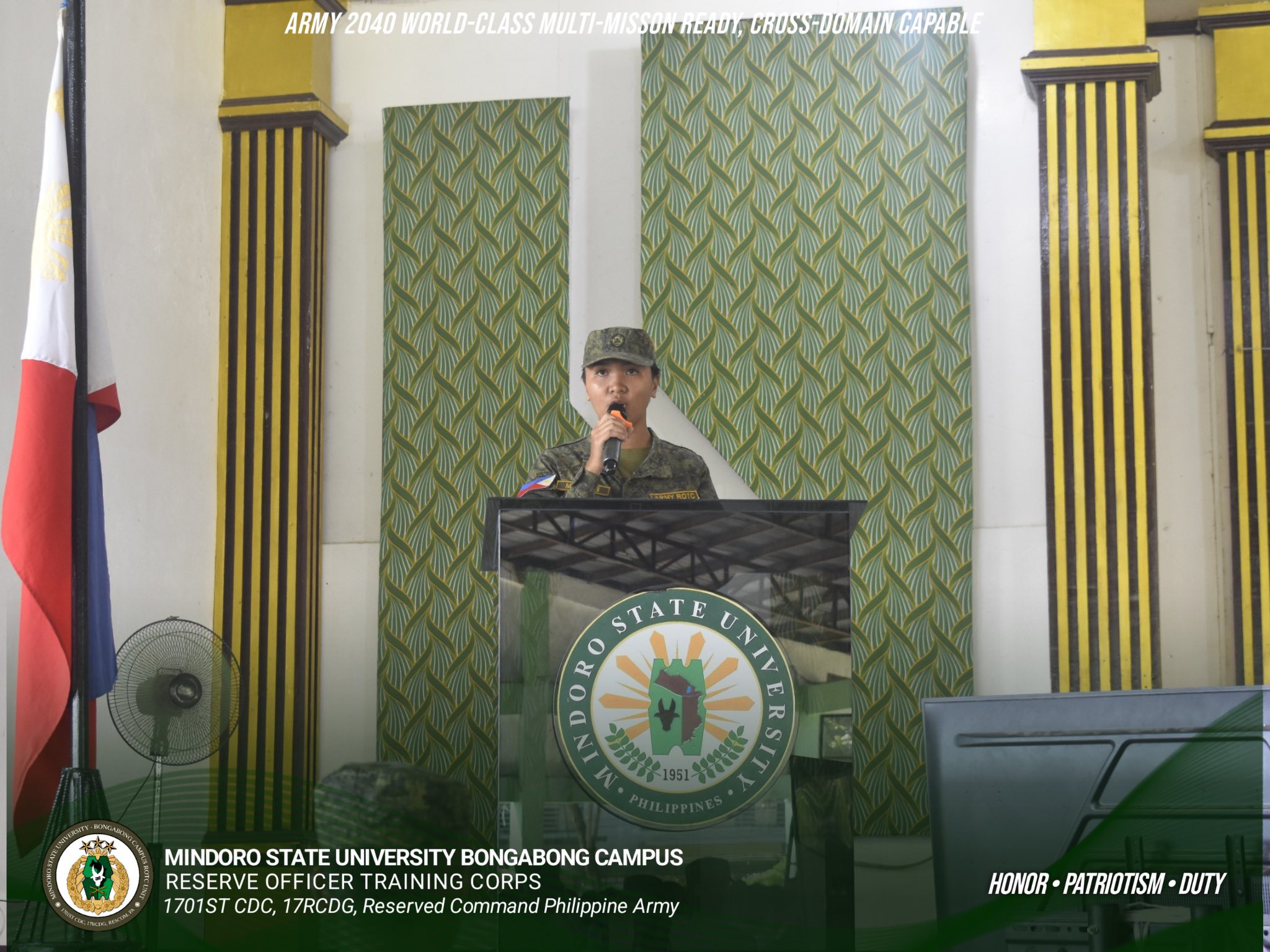 Mindo... - Mindoro State University Bongabong Campus ROTC Unit