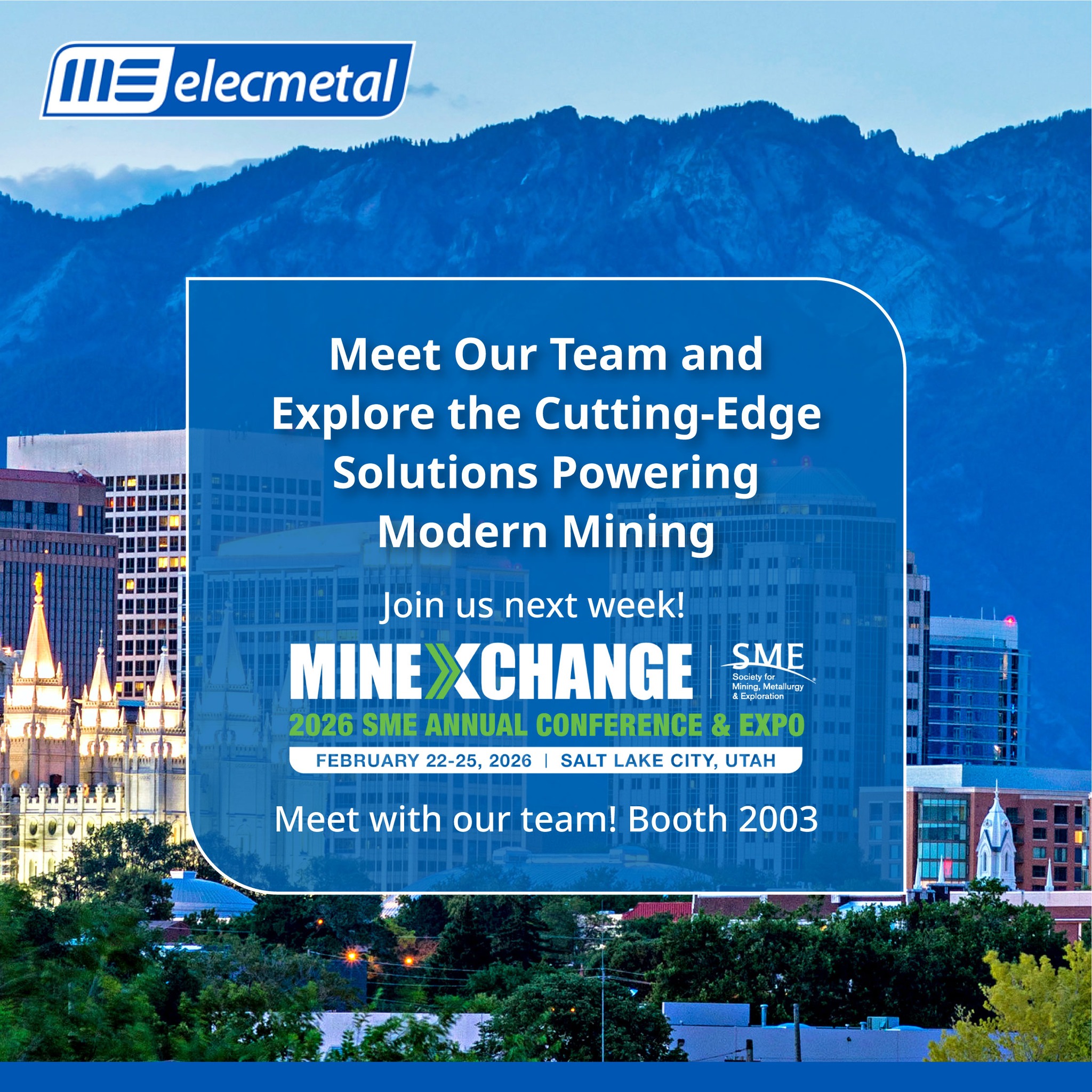 ME - ⏳ Countdown to MINEXCHANGE 2026! The SME Annual Conference & Expo ...