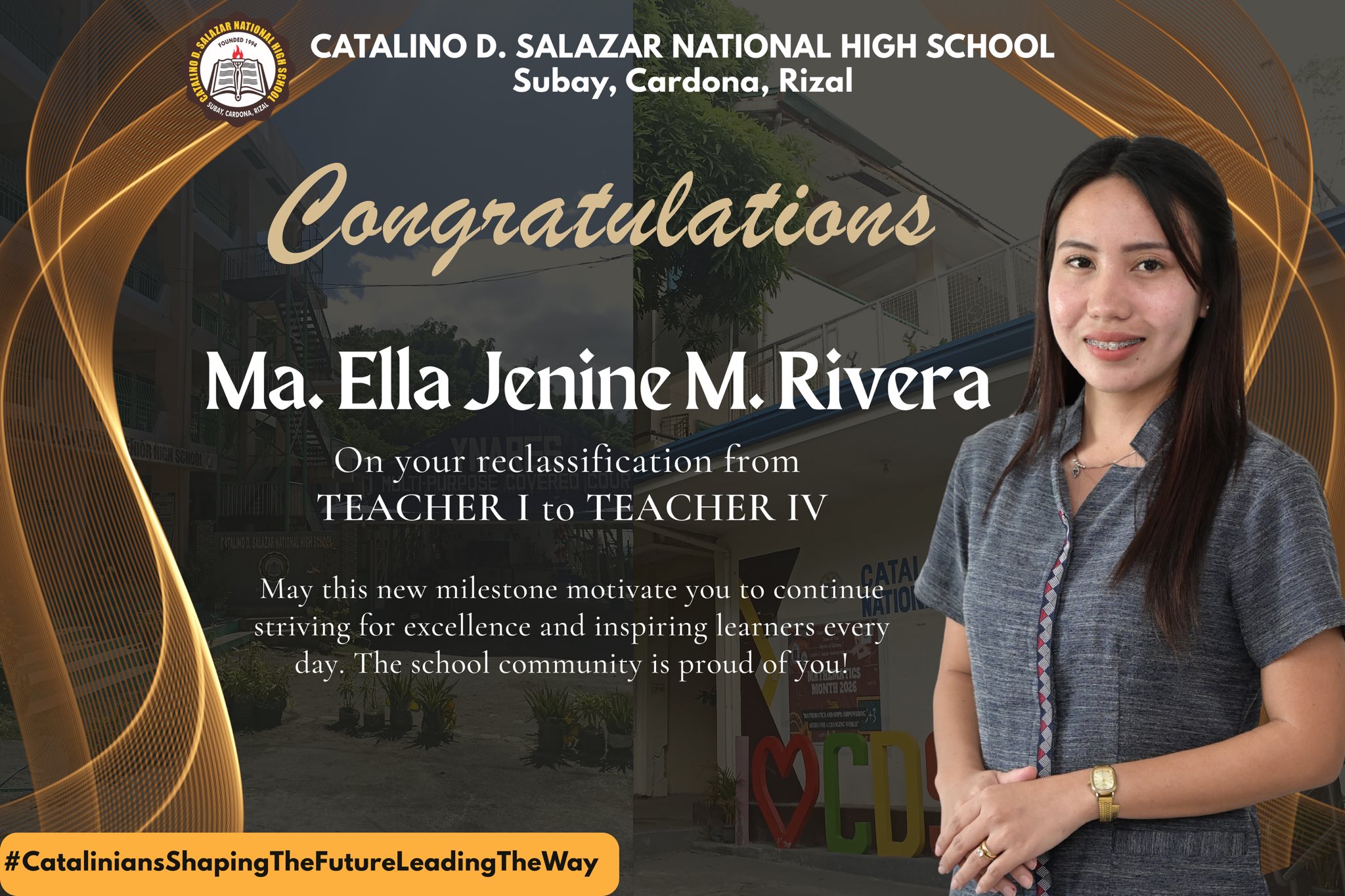 Deped - Congratulations to our Junior High School Teachers! 🎉 We ...