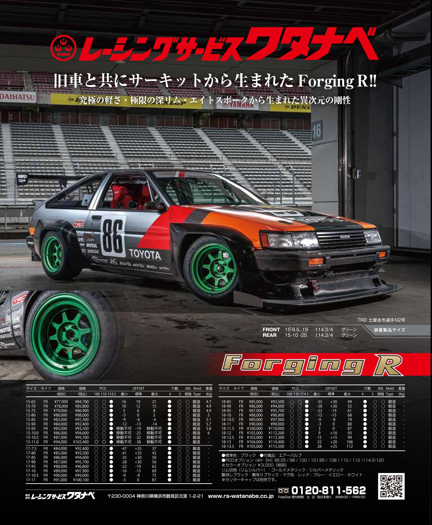 株式会社レーシングサービスワタナベ Racing Service Watanabe (@RS