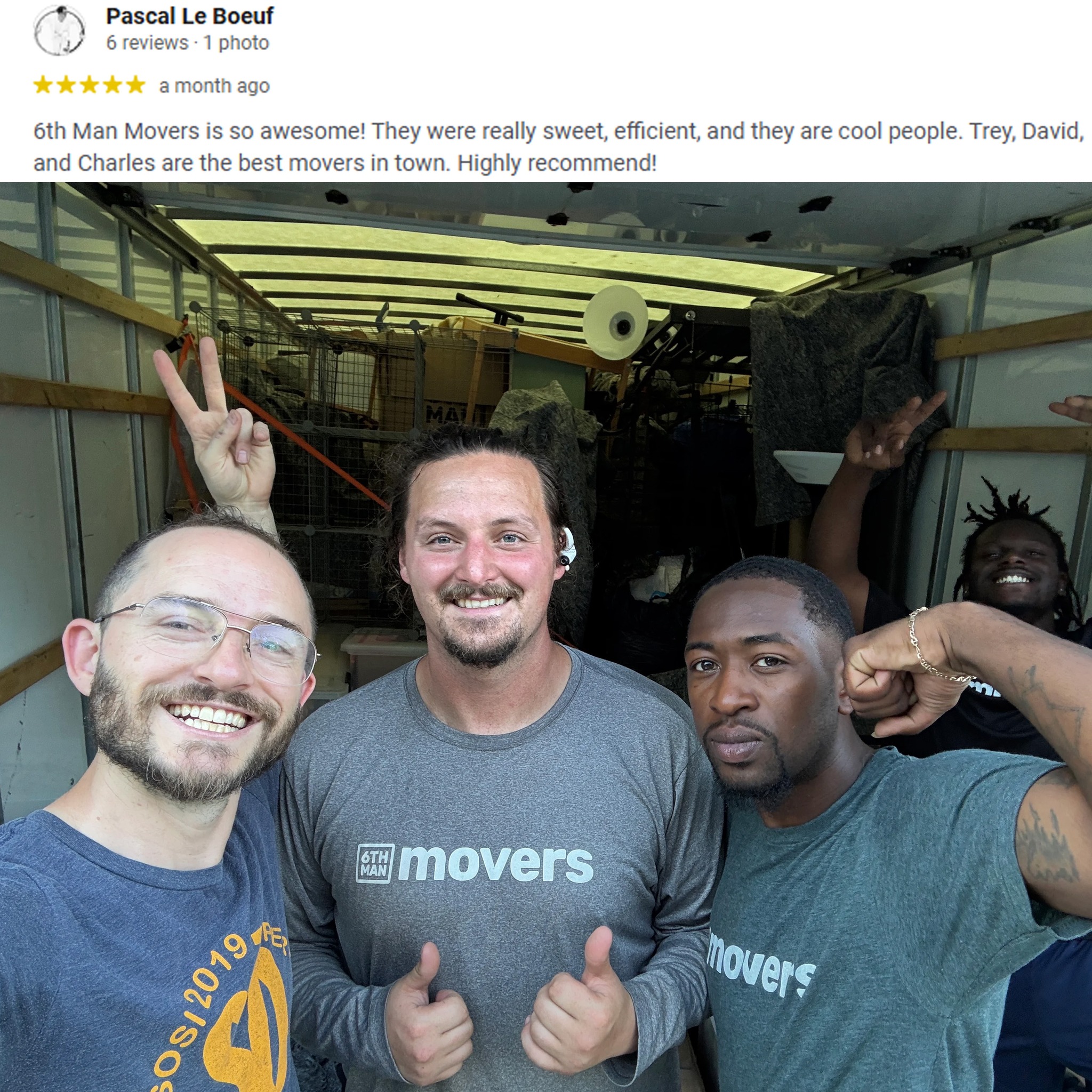 6th Man Movers - Ever wear a smile this big during the... | Facebook