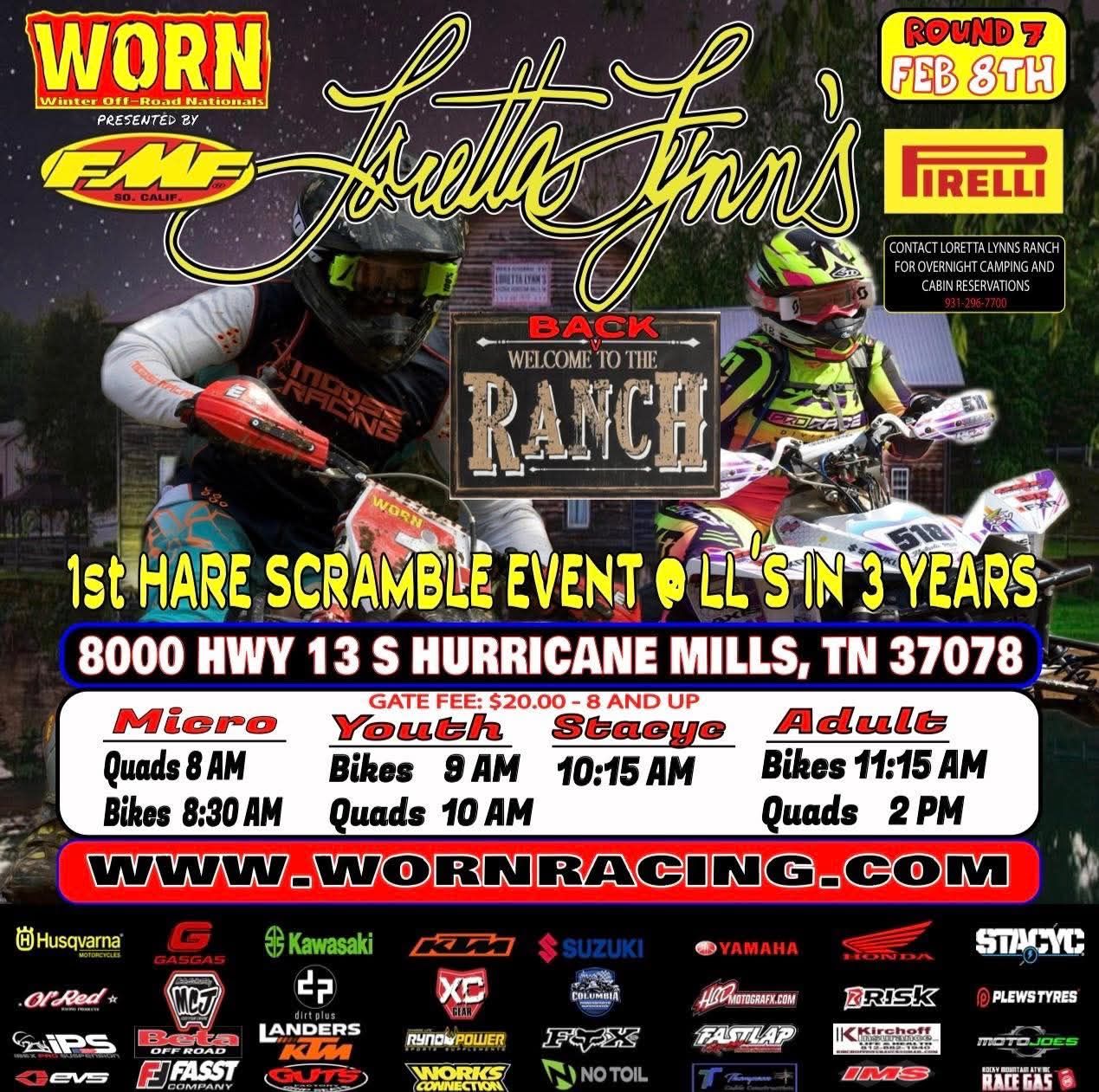 Sean - ATV XC Racing is back at Loretta Lynn MX!! Feb 8th 2026 with ...