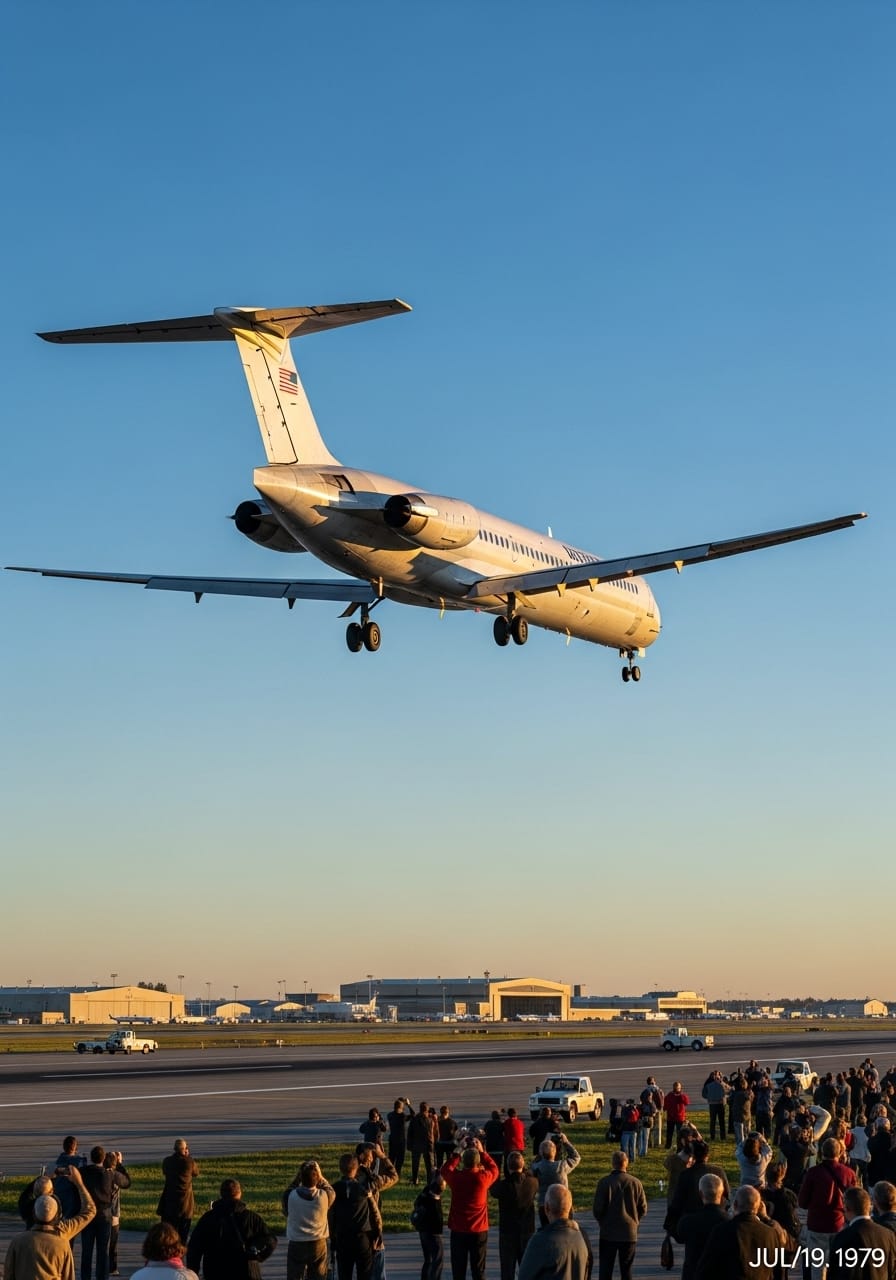 Ls11 - ️ On this day, the McDonnell Douglas MD-80 took to the skies for ...
