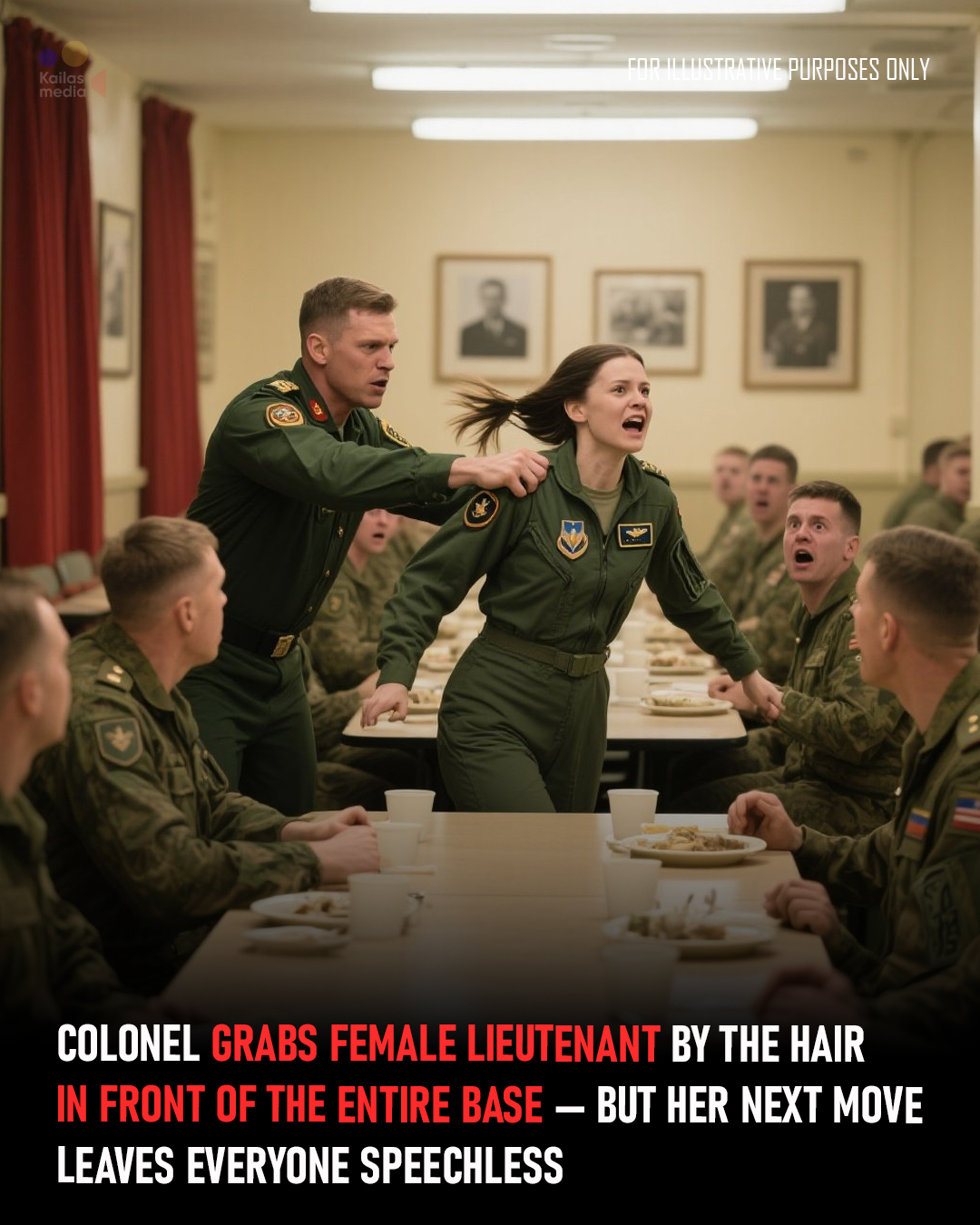 KaiLas - COLONEL GRABS FEMALE LIEUTENANT BY THE HAIR — HER NEXT ACTION ...