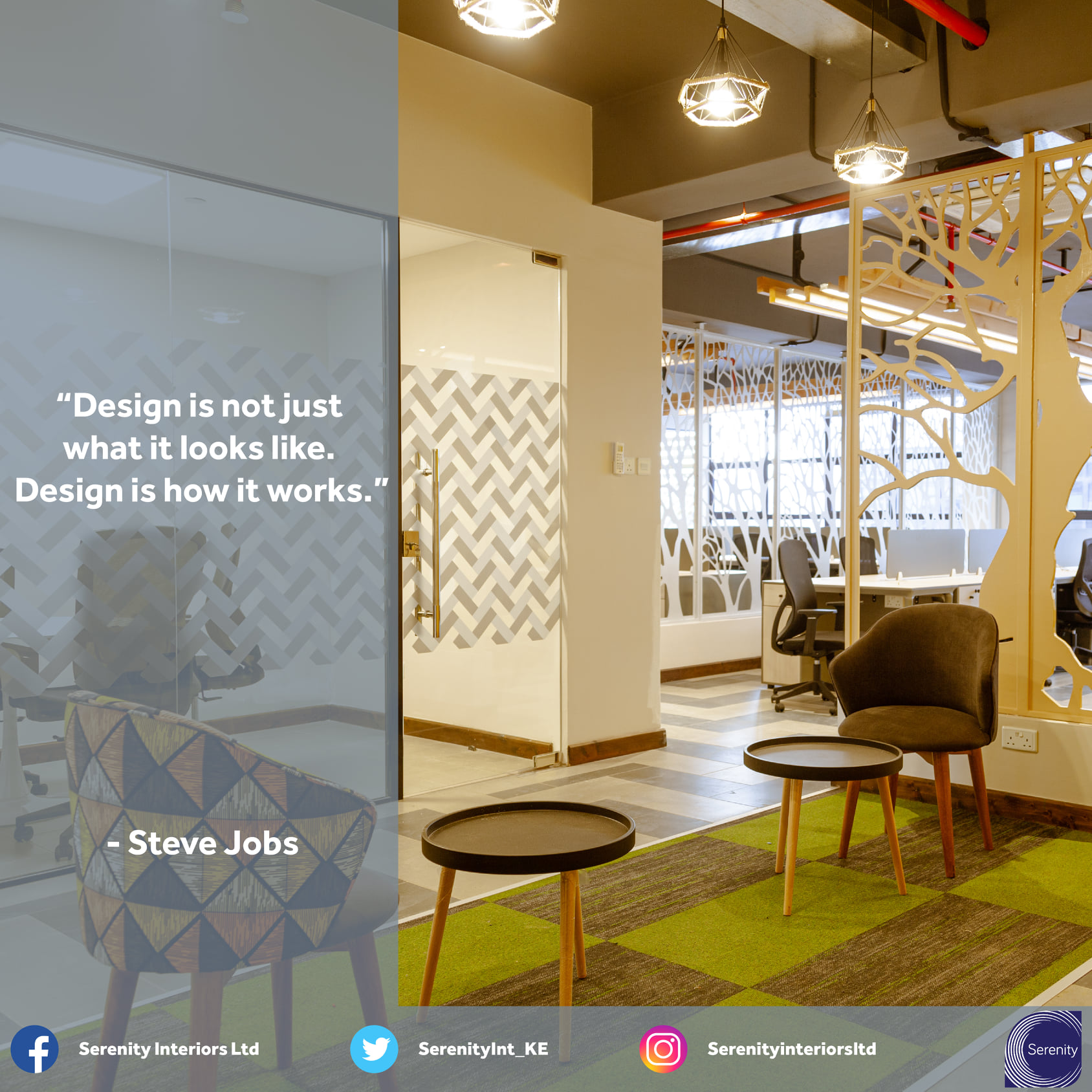 What separates a good design from... - Serenity Interiors Ltd