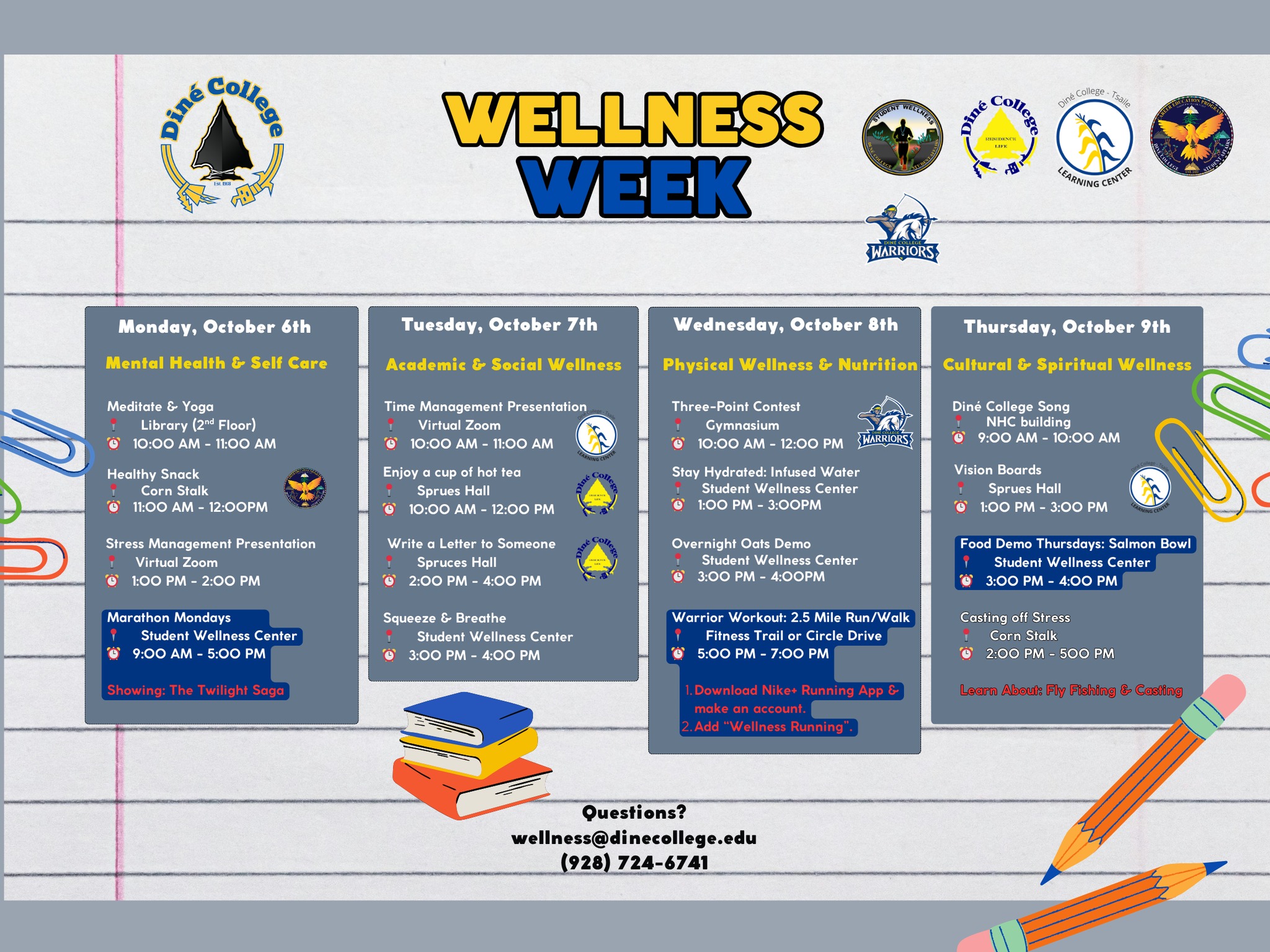 Diné - Hi Warriors! The Student Wellness Program is happy to introduce ...