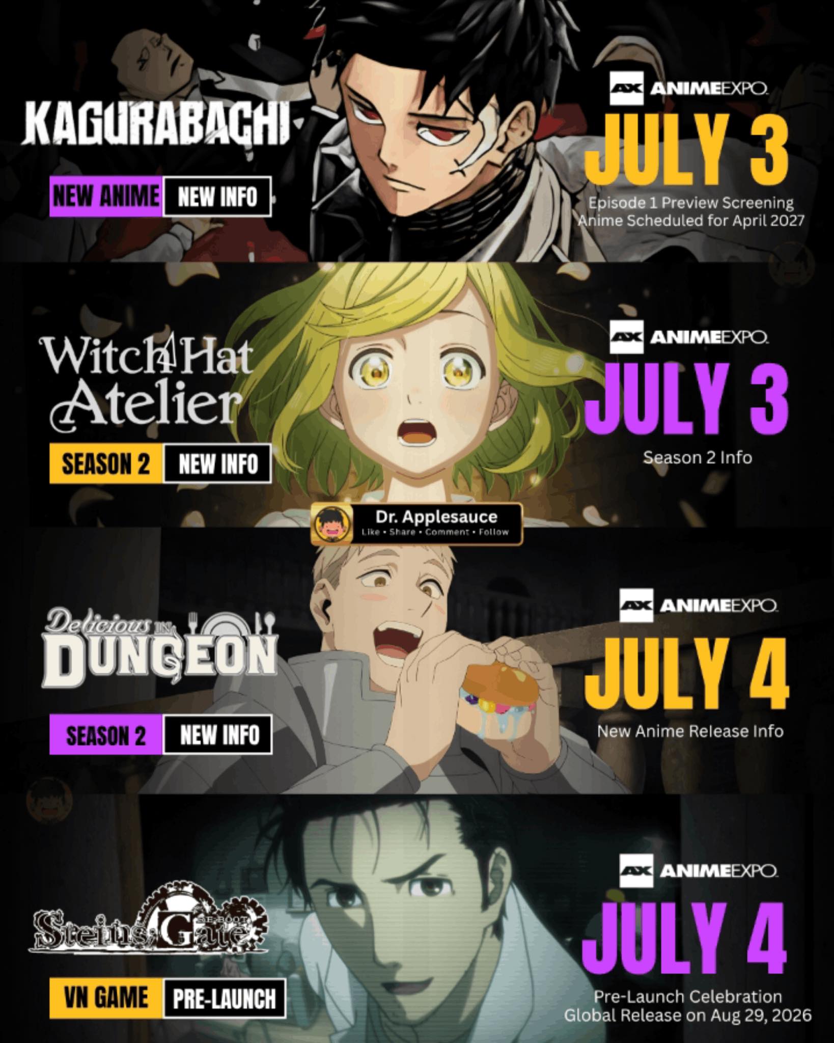 🎊 Studio TRIGGER is BACK at AX 2026! Join the director and