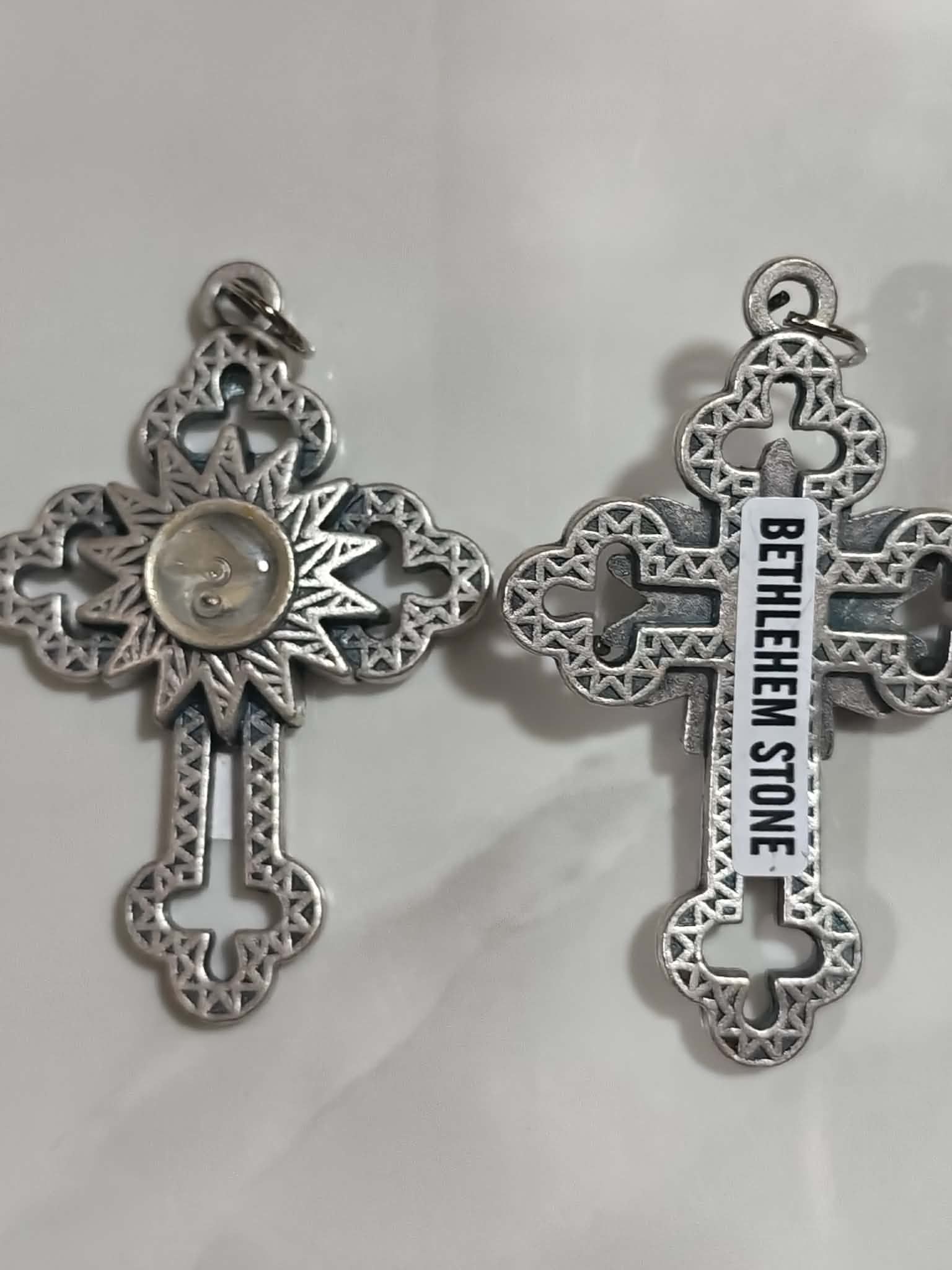 Catholic - Relic of the Nativity Stone, reverently placed within a ...