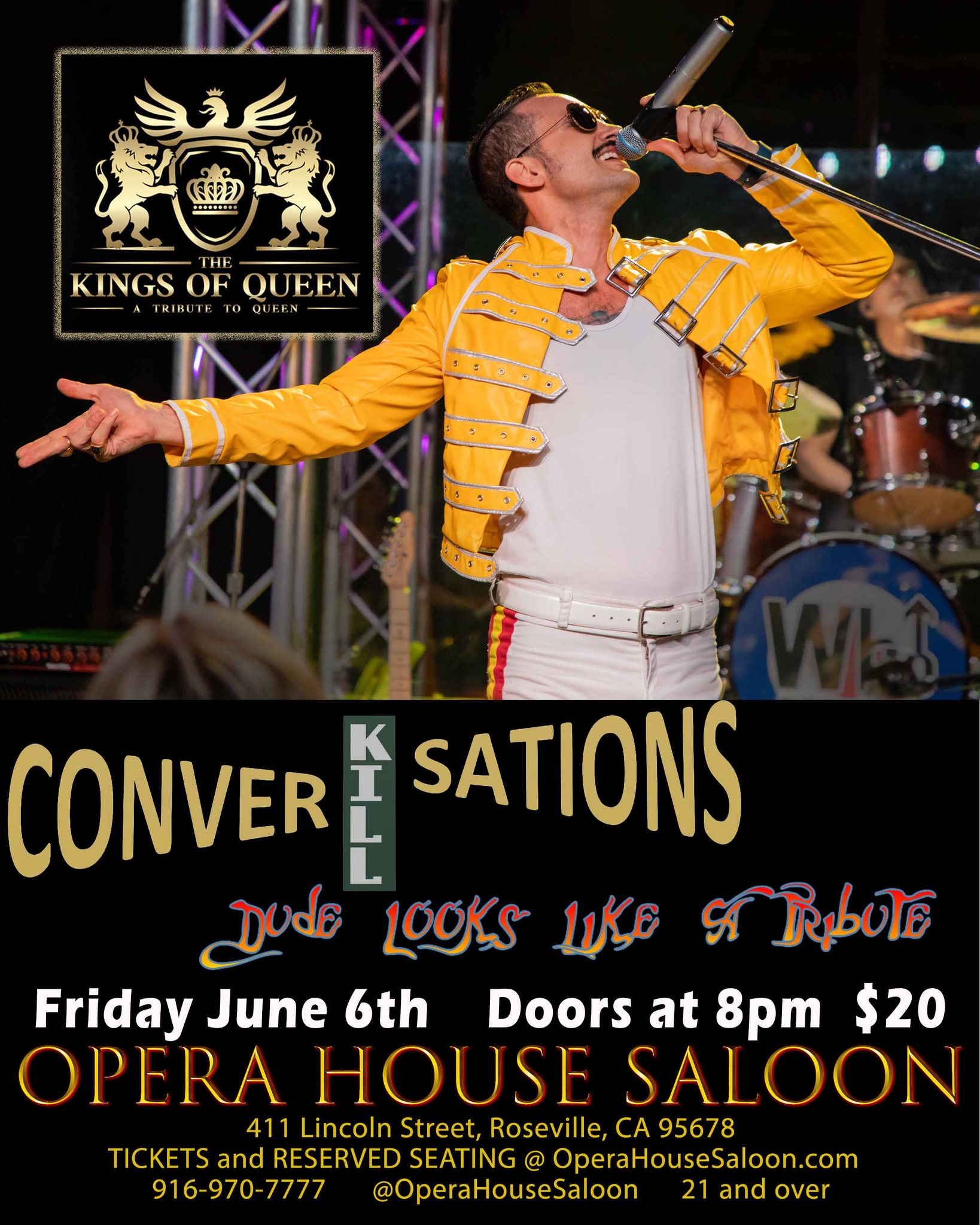 Opera - The return of The Kings of Queen! Get here early to enjoy Dude ...