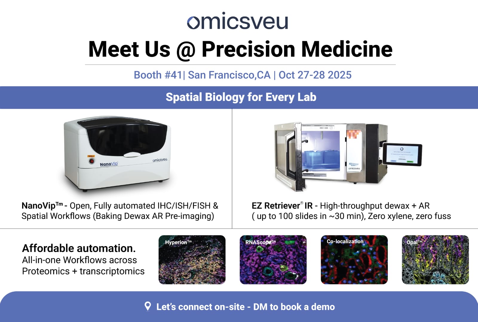 BioGenex - 🔬 Omicsveu at Precision Medicine 2025 –... | Facebook