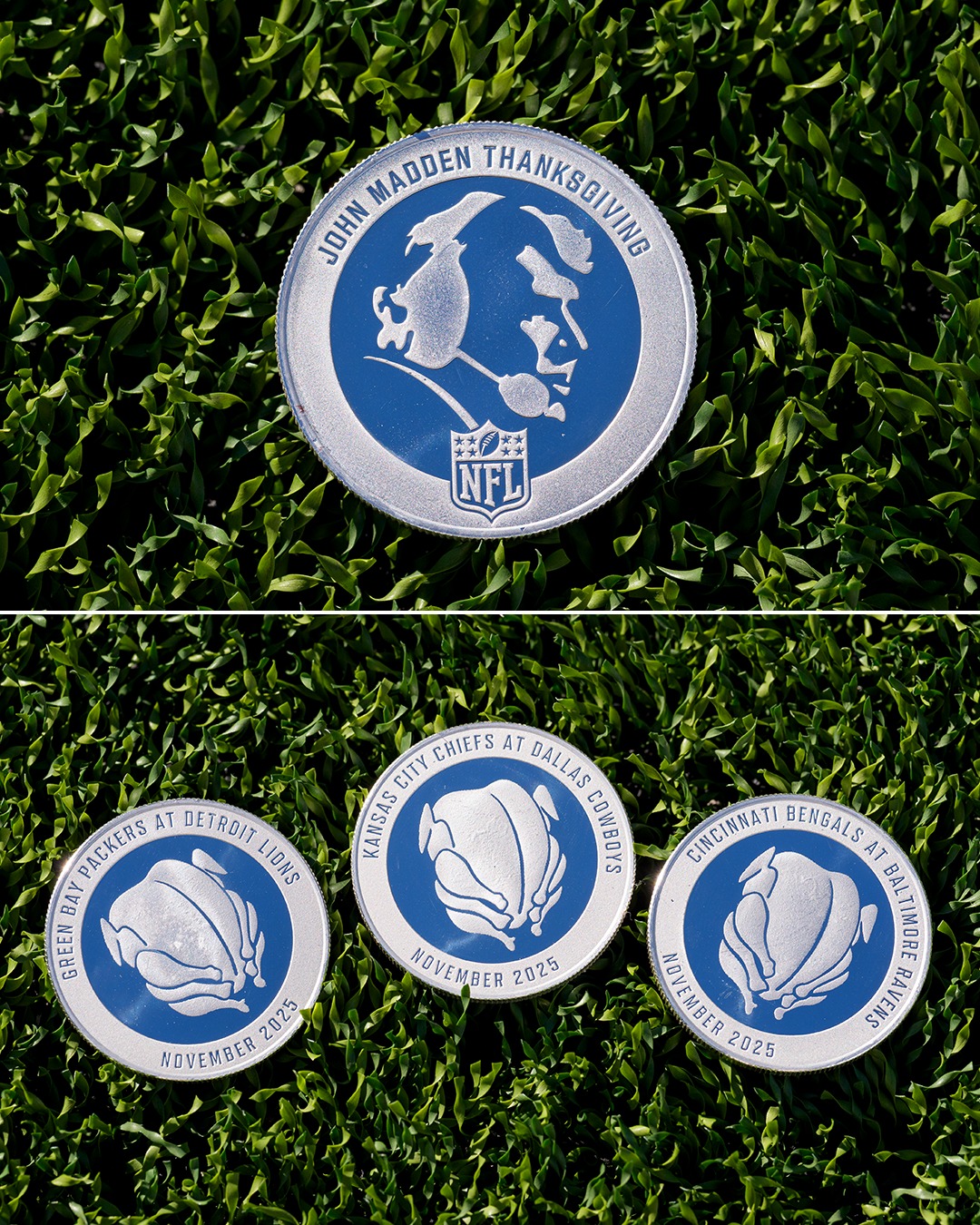 NFL - The special coins for #MaddenThanksgiving ️ | Facebook