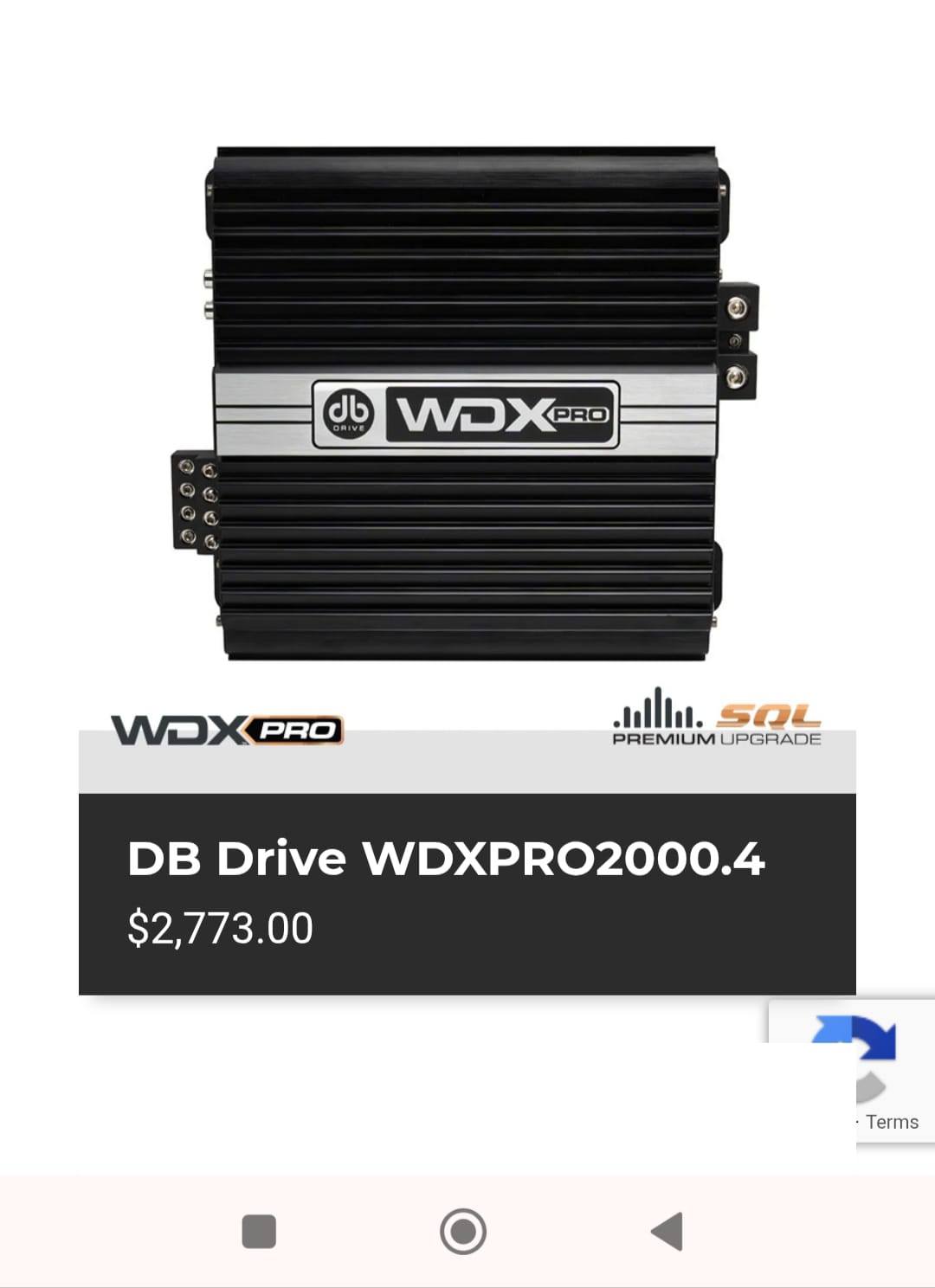 NEW DBRIVE!!!!!!!!!!!!! WDXPRO AMPLIFIERS AVAILABLE AT Sound and
