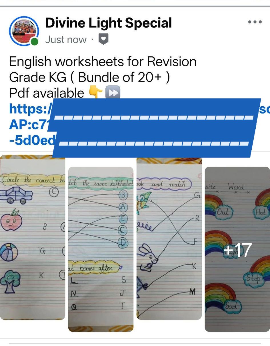 Divine - English Revision Worksheets Grade KG 20+ worksheets Pdf ...