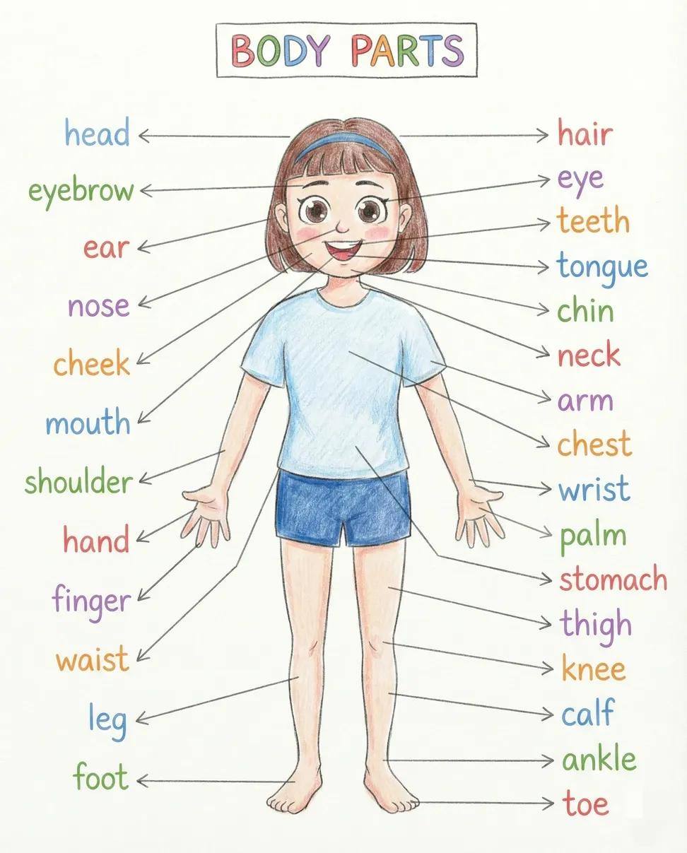 Human Body Parts #fyp... - Kiddoctive - Homeschooling | Facebook